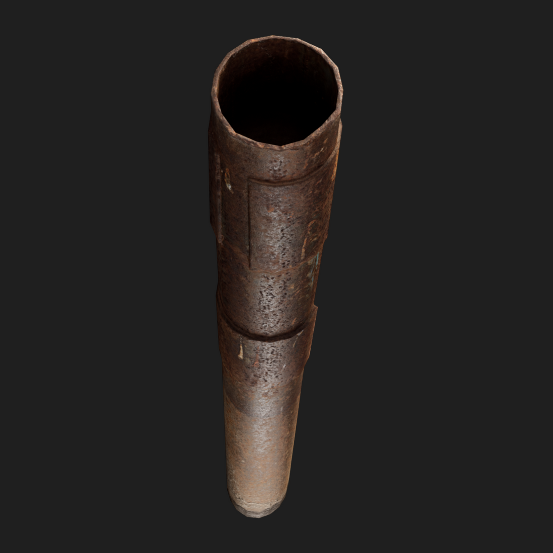 3D Props: Column Metal Rusty