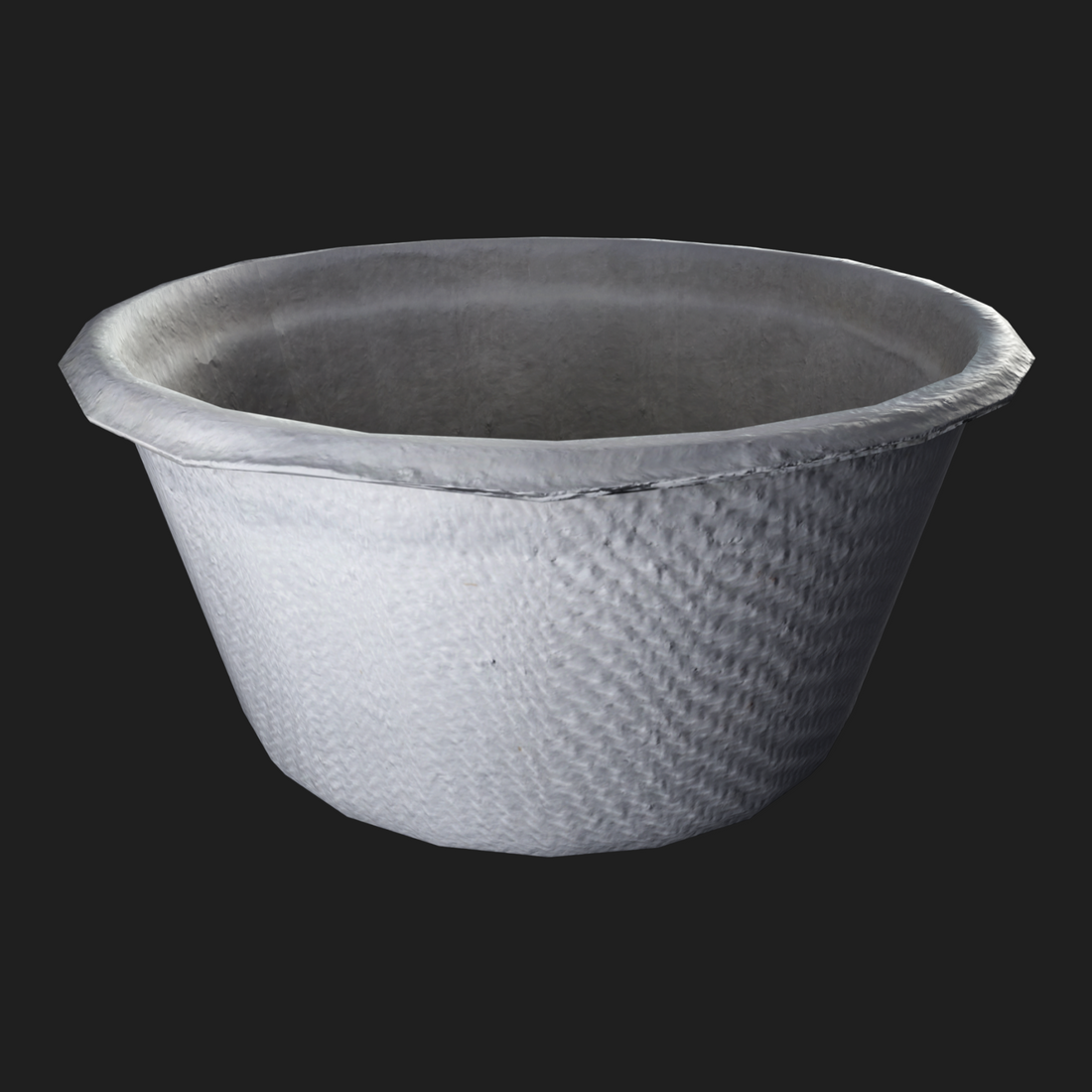 3D Props: Plastic Bowl Small White