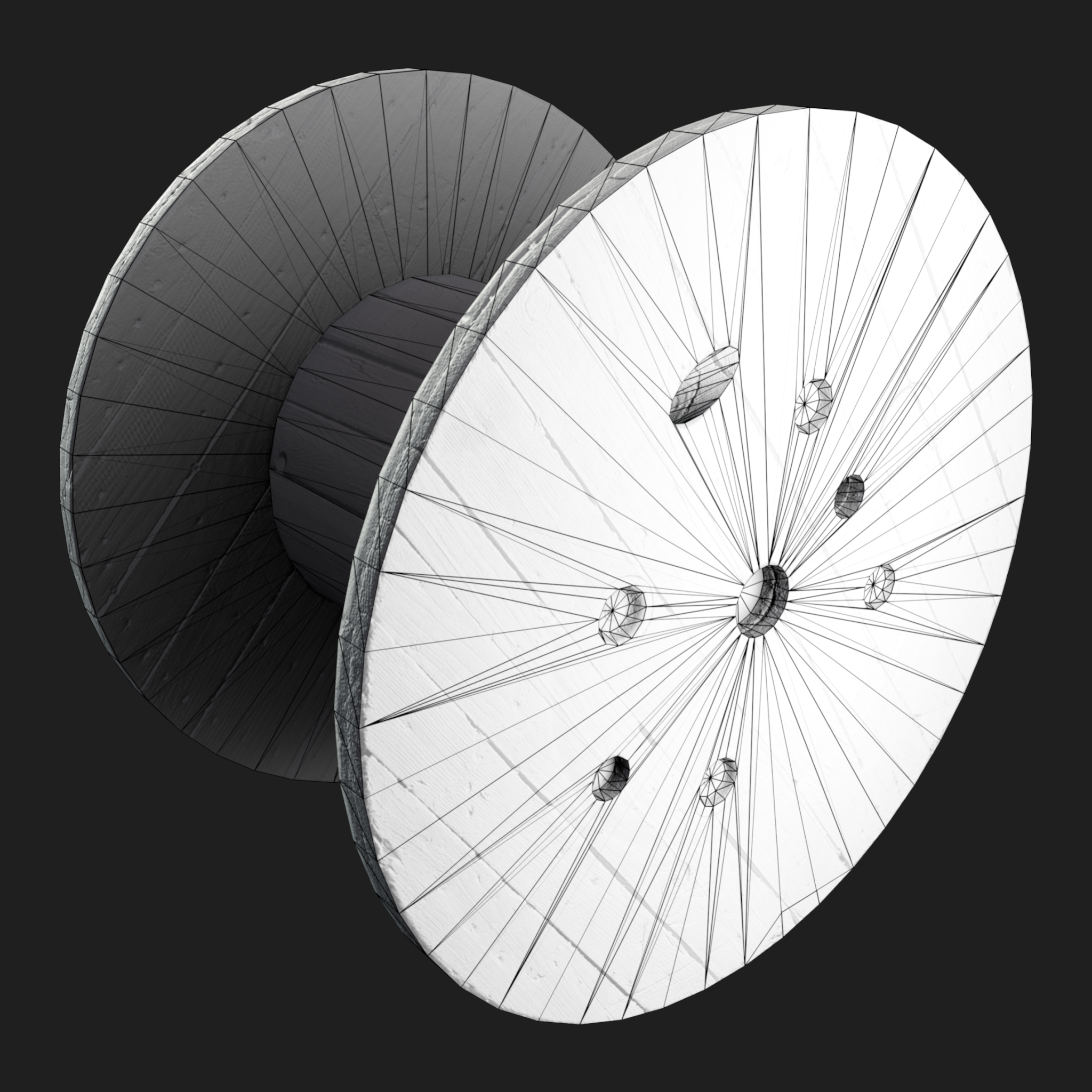 3D Props: Cable Drum