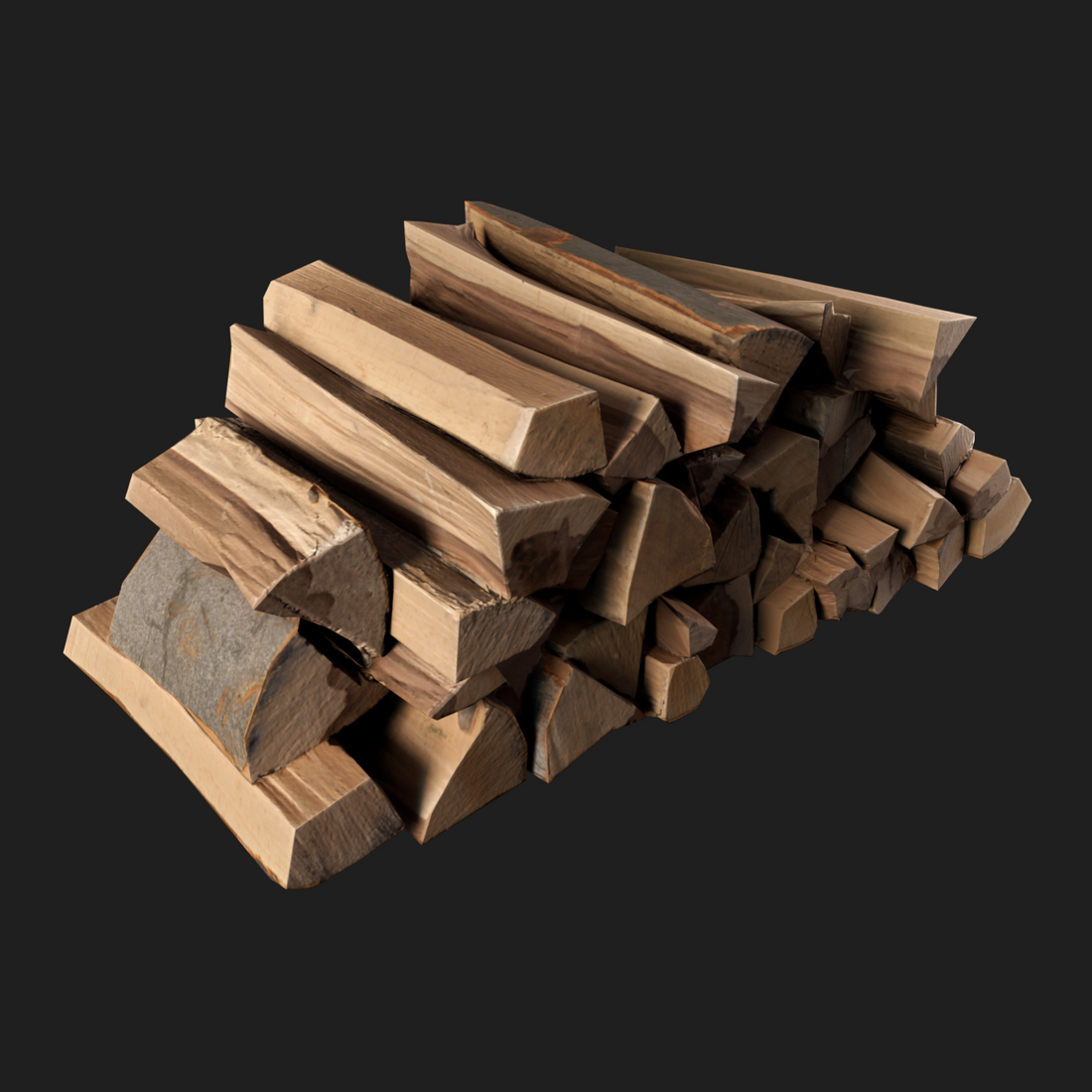 3D Model of Stack of Firewood