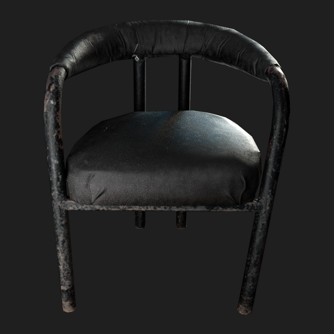 3D Furniture: Black Chair