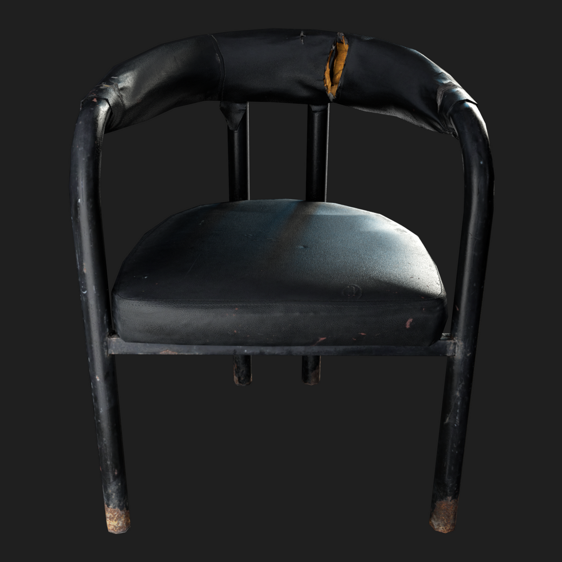 3D Furniture: Old Upholstered Chair