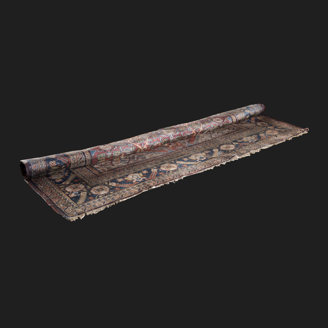 3D Model of Carpet Persian Roll