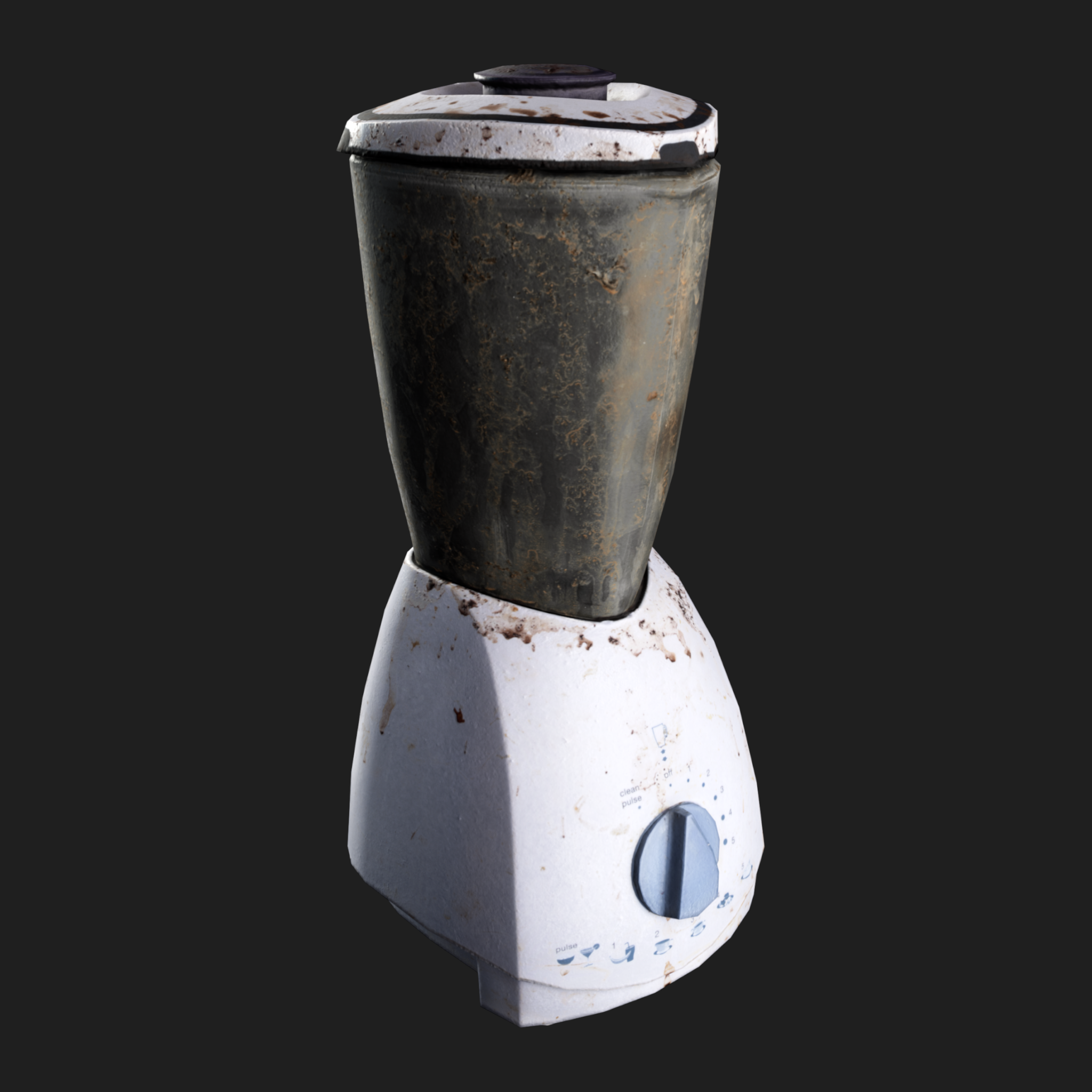Dirty Kitchen-blender 3D Model - Game Asset FBX | VR4D