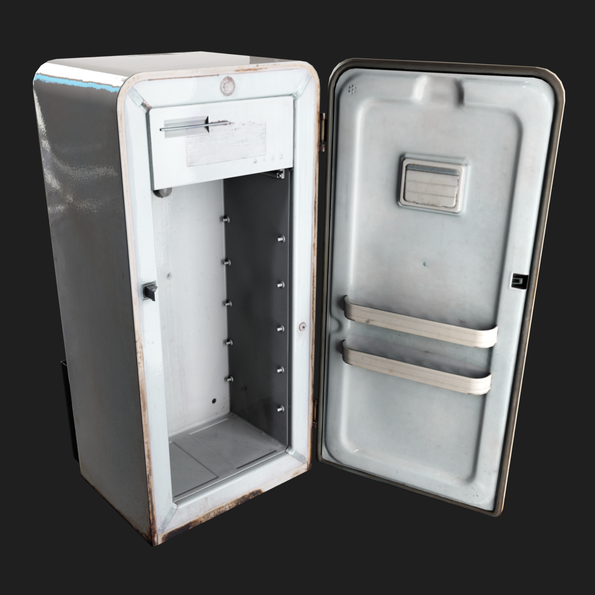 3D Props: Old Fridge