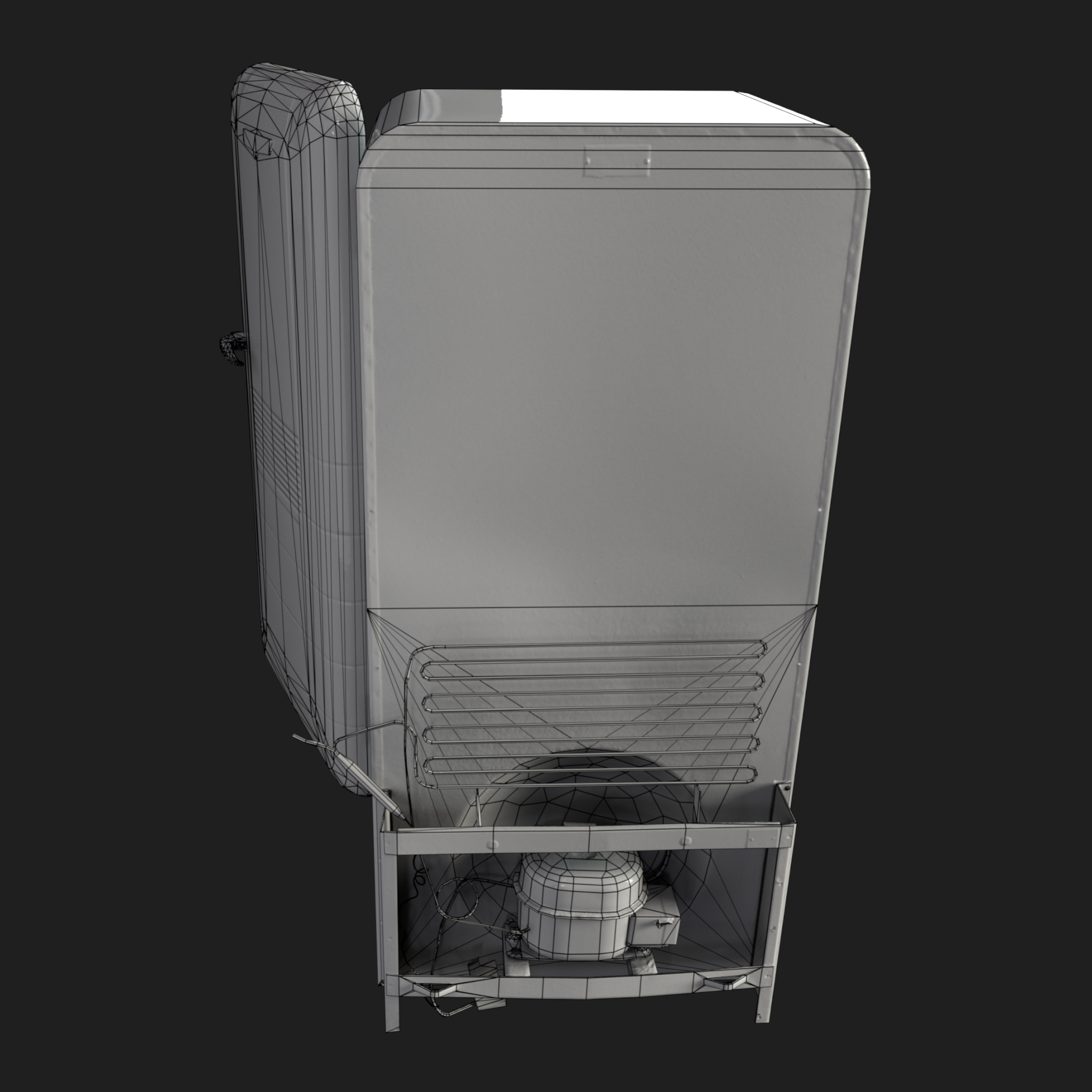 3D Props: Old Fridge