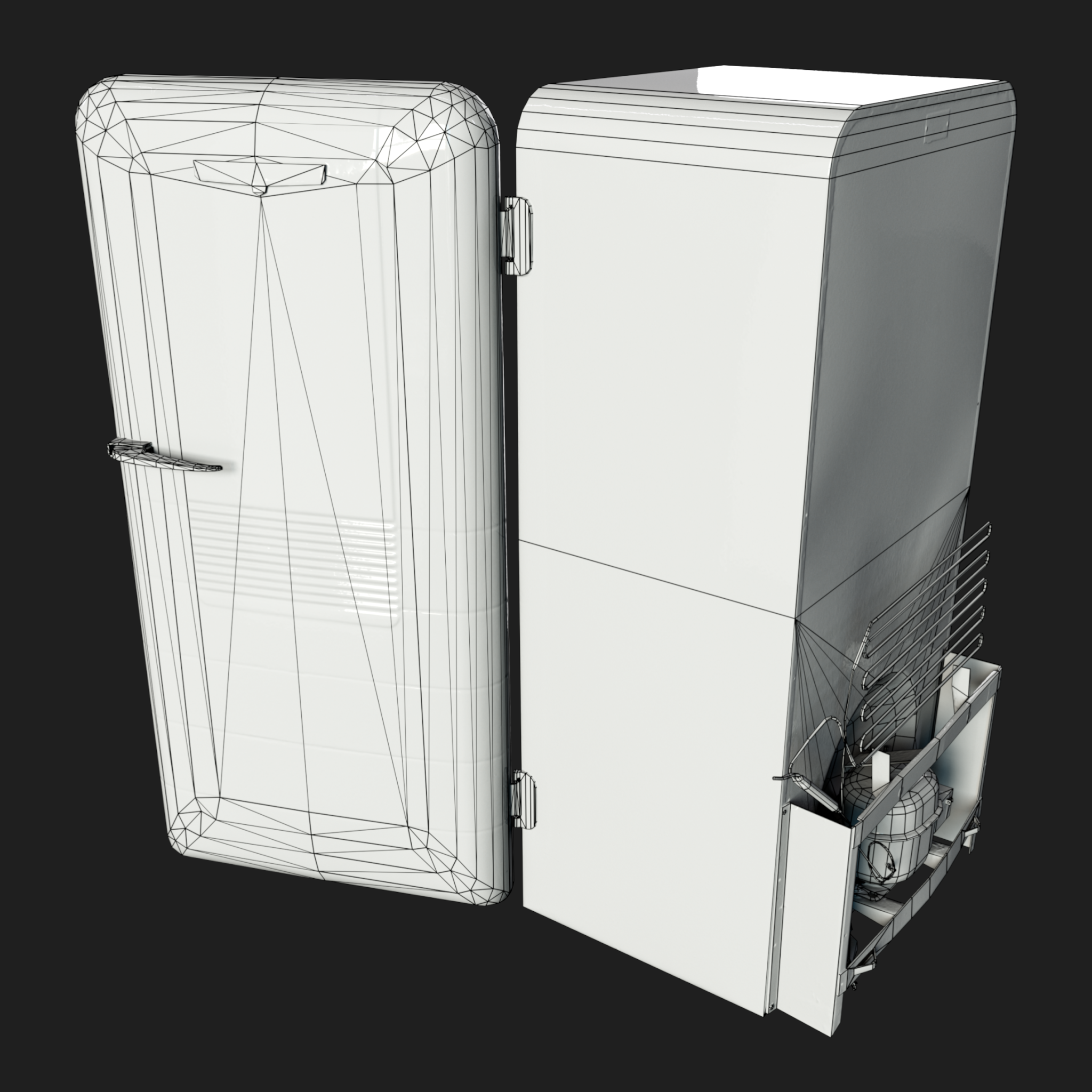 3D Props: Old Fridge