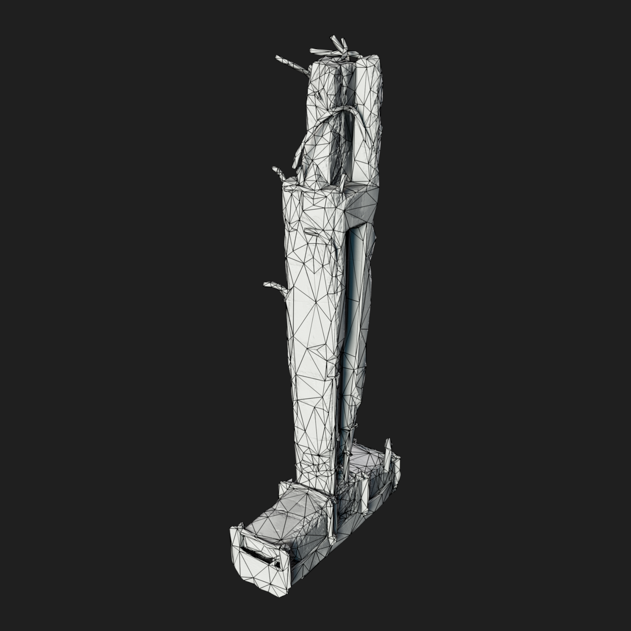 3D Props: Pillar Concrete Reinforced