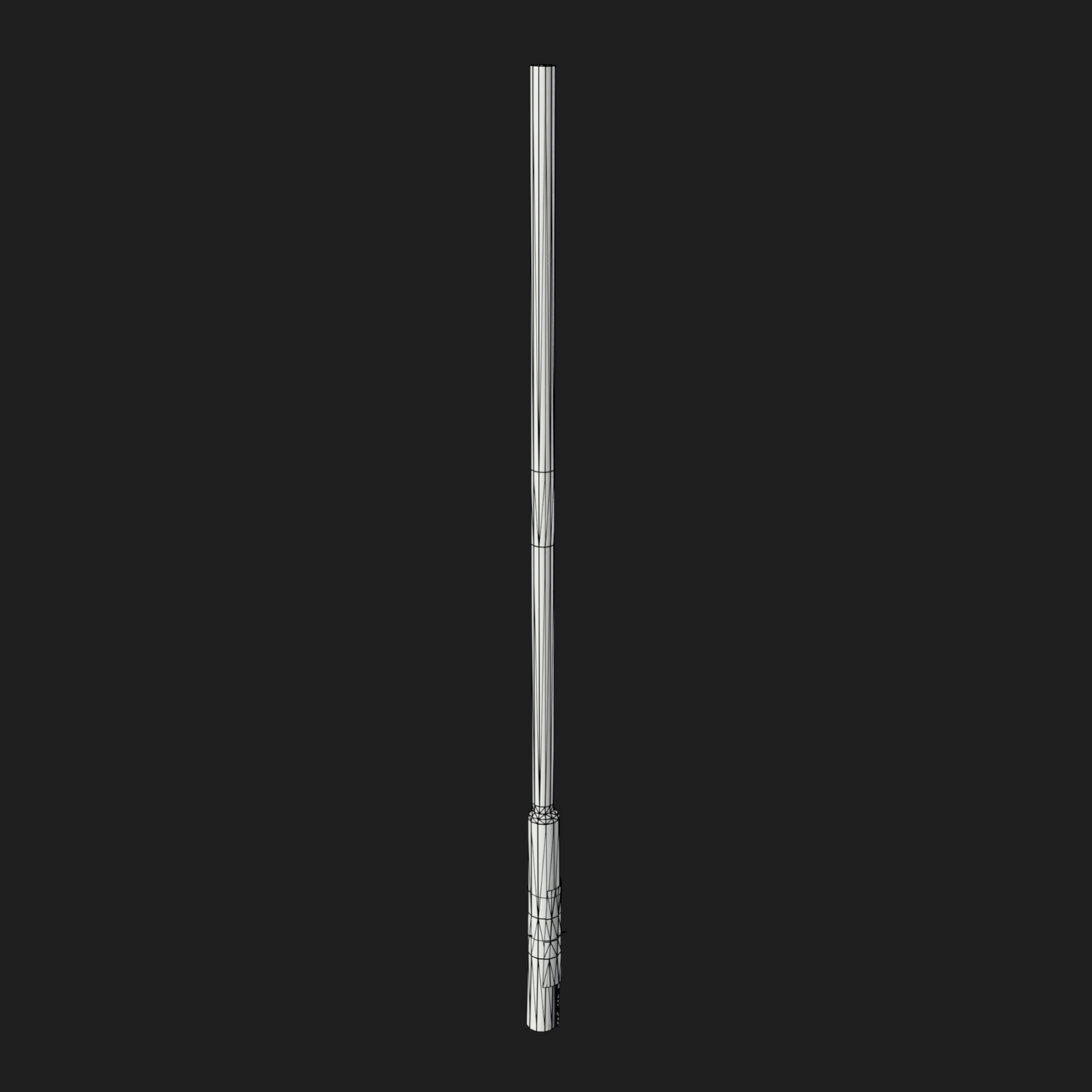 3D Props: Blue Street Light Pole