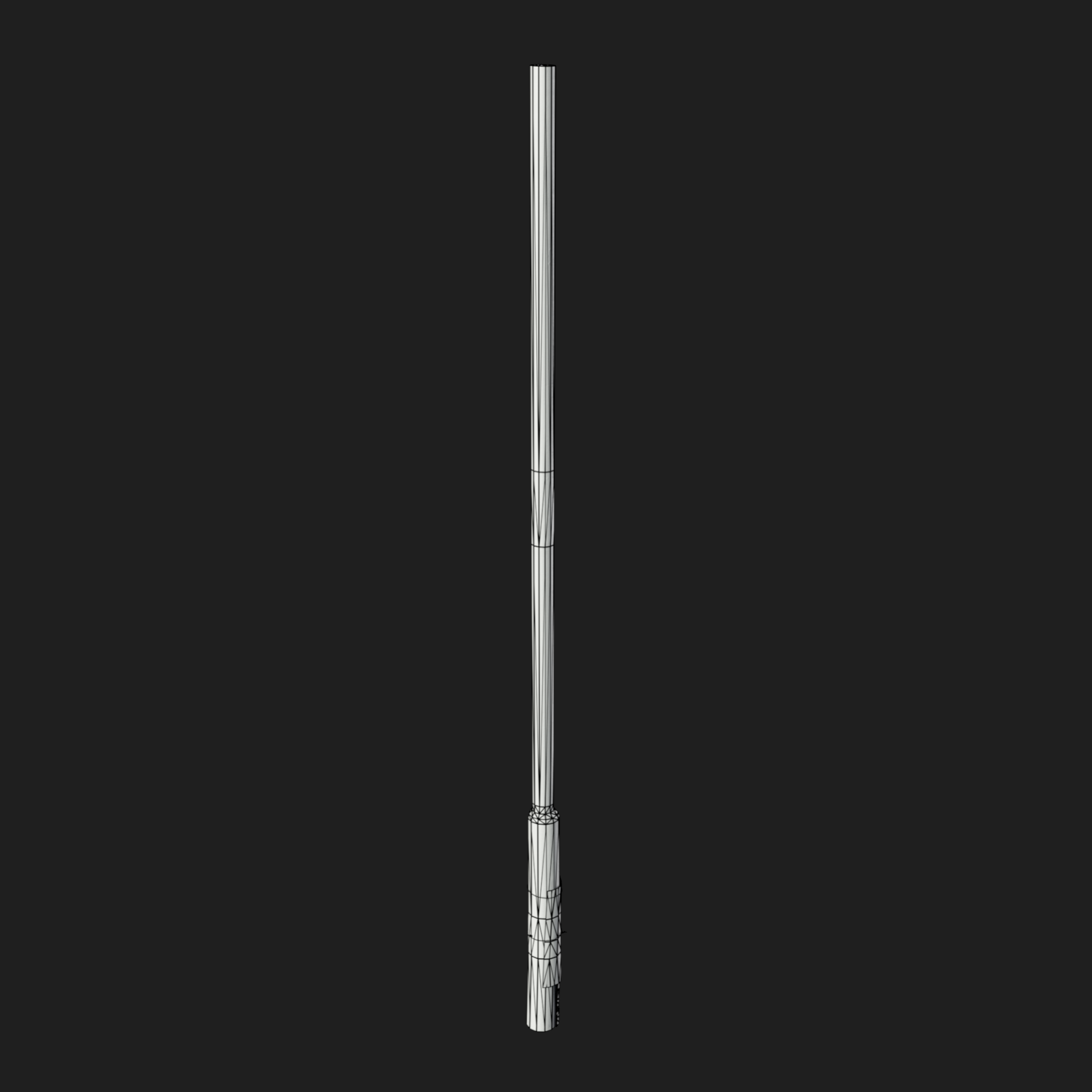 3D Props: Blue Street Light Pole