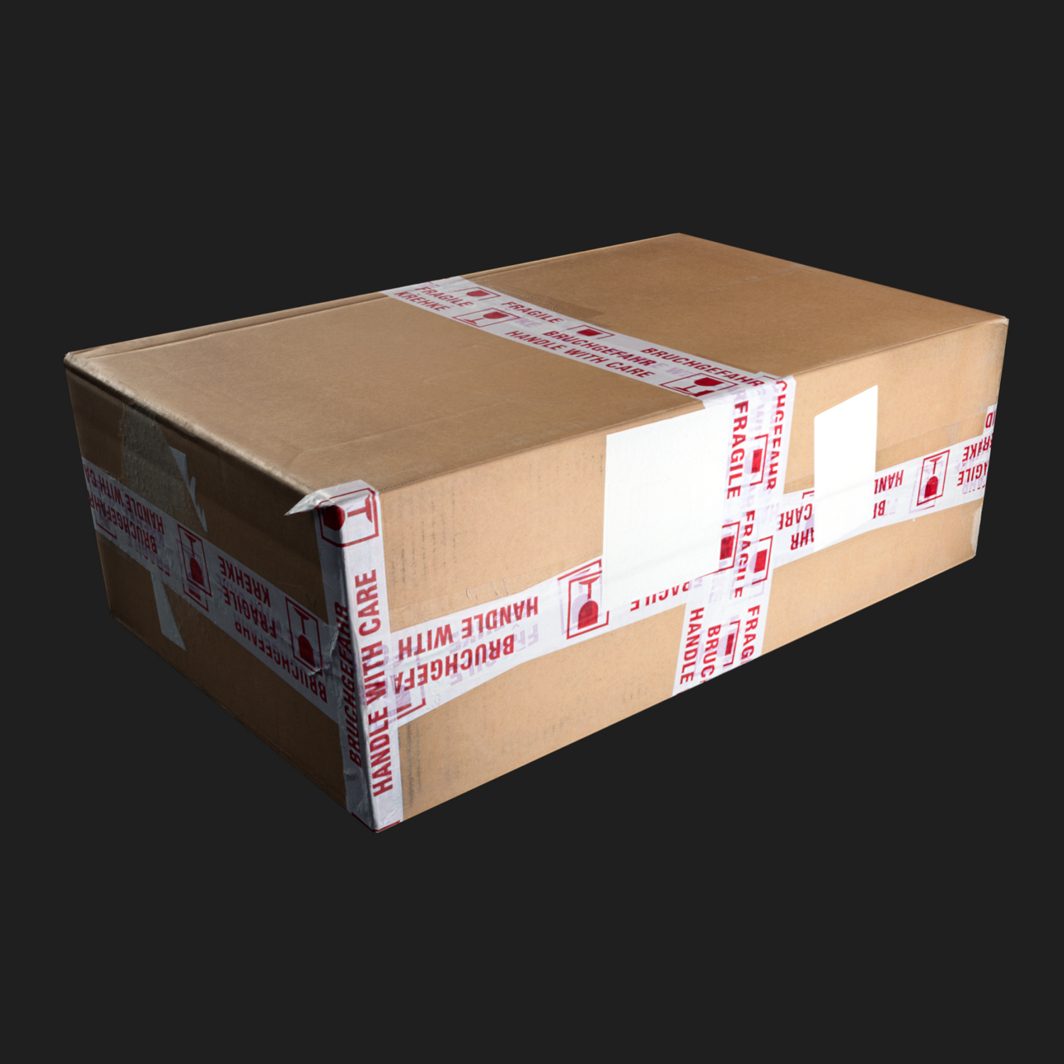 3D Props: Cardboard Package Box