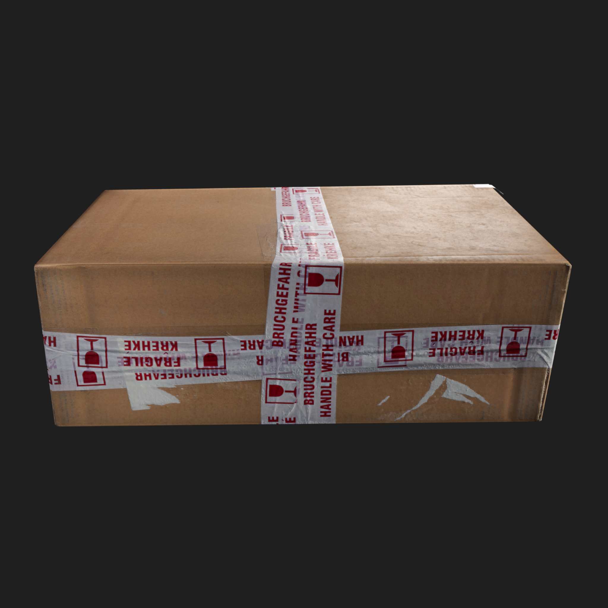 3D Props: Cardboard Package Box