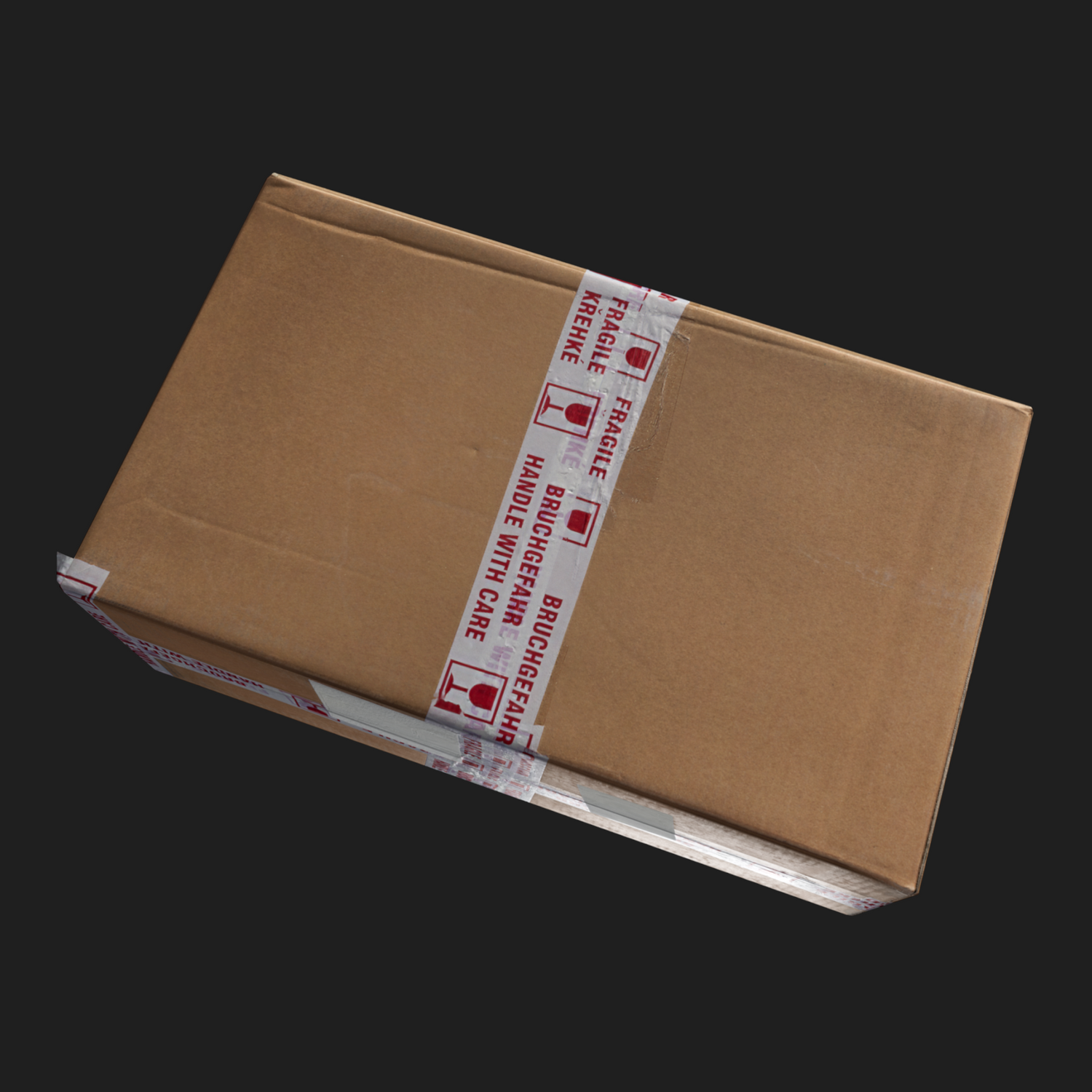 3D Props: Cardboard Package Box