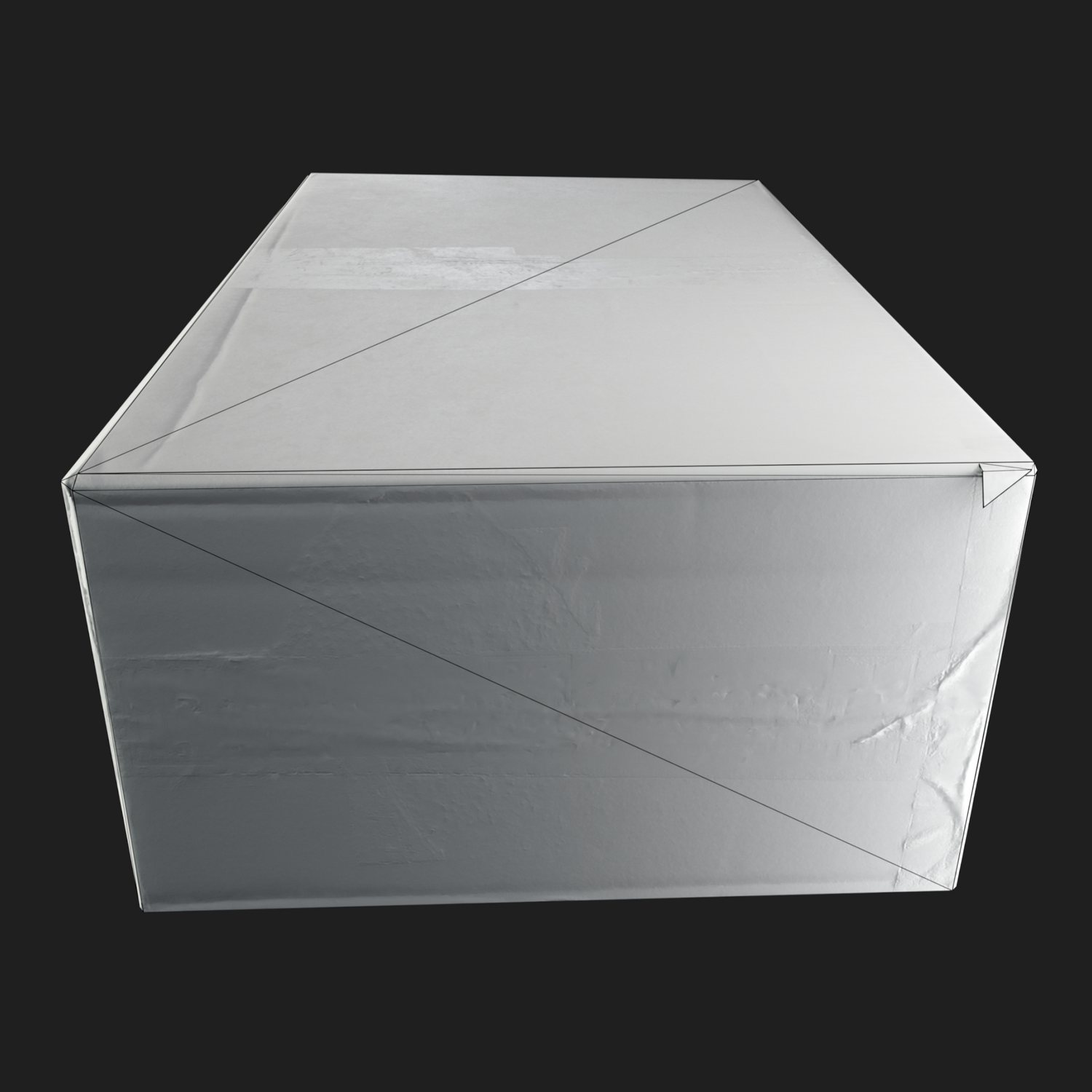 3D Props: Cardboard Package Box