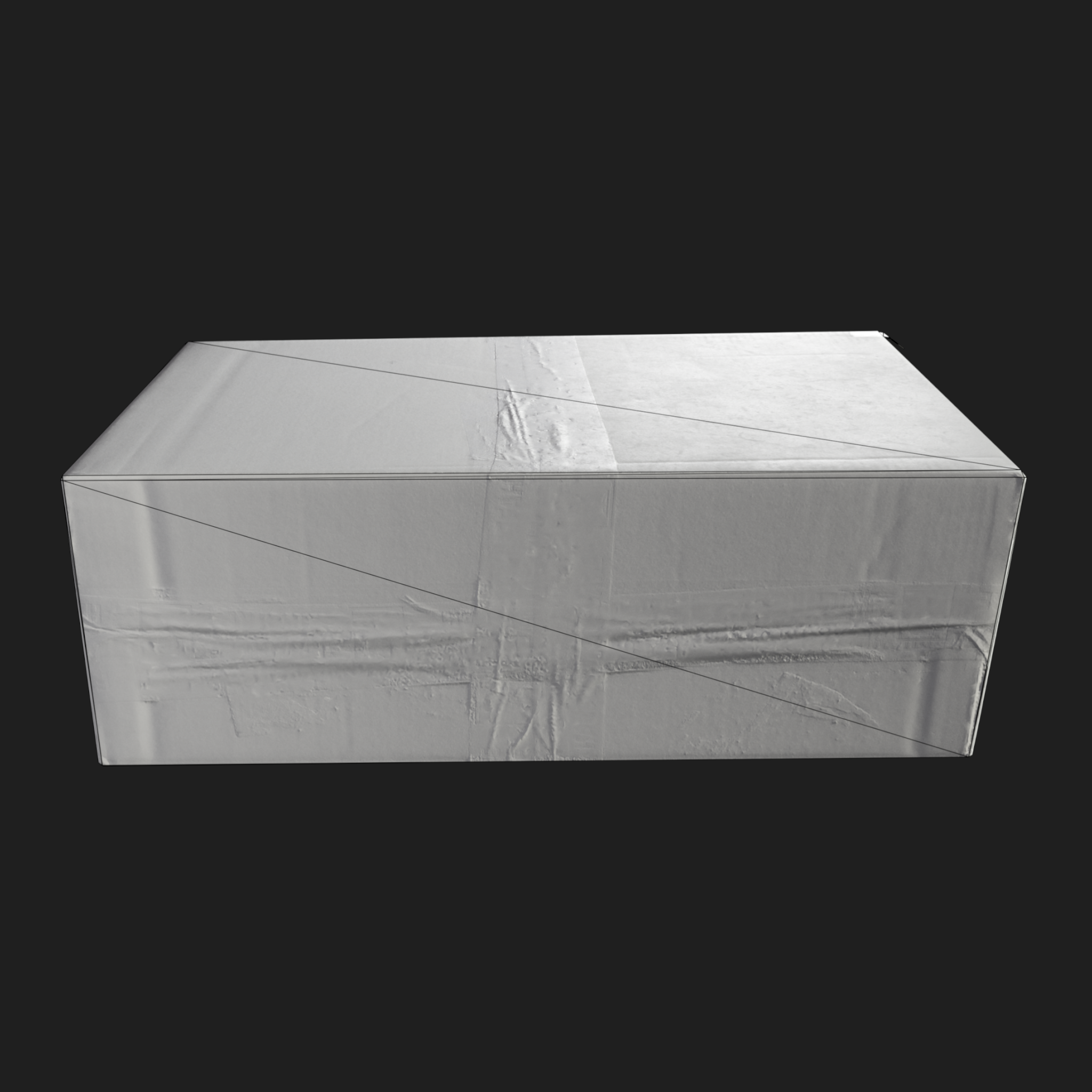 3D Props: Cardboard Package Box