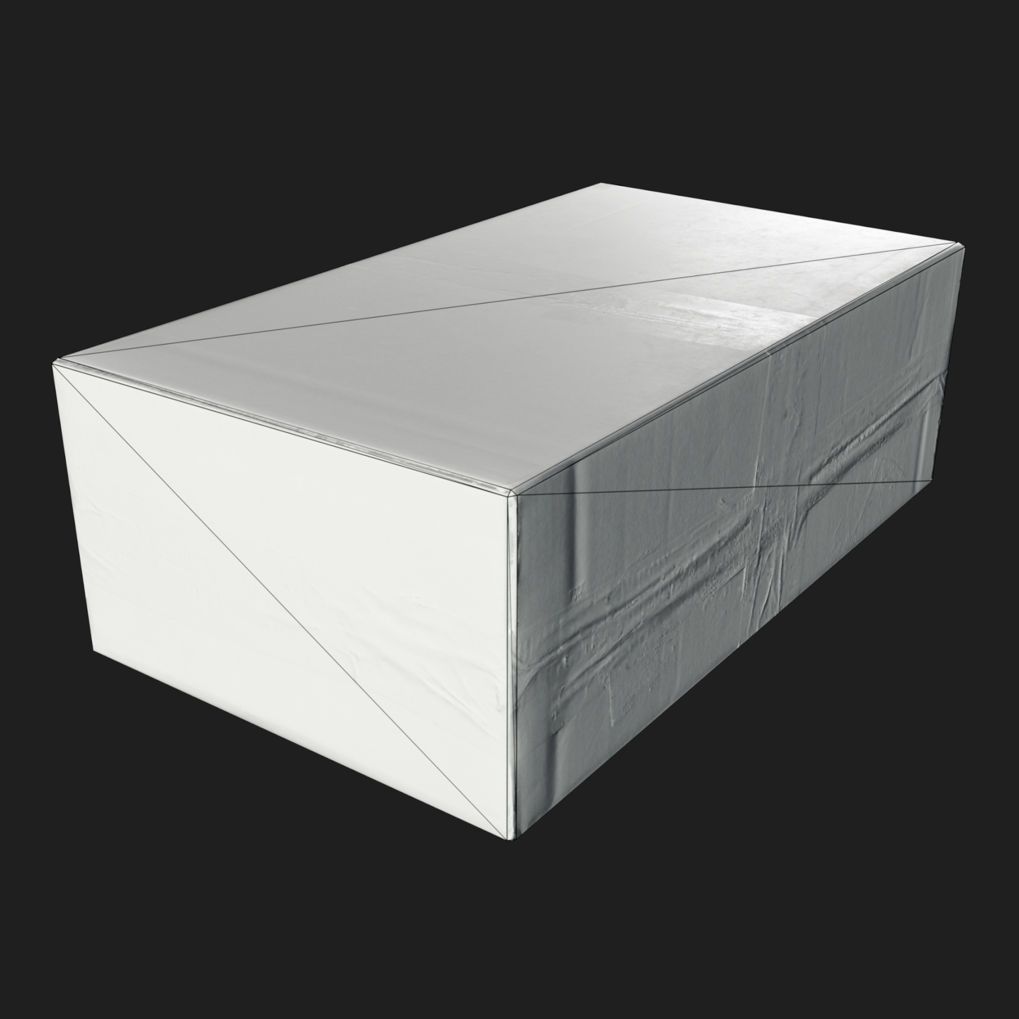 3D Props: Cardboard Package Box