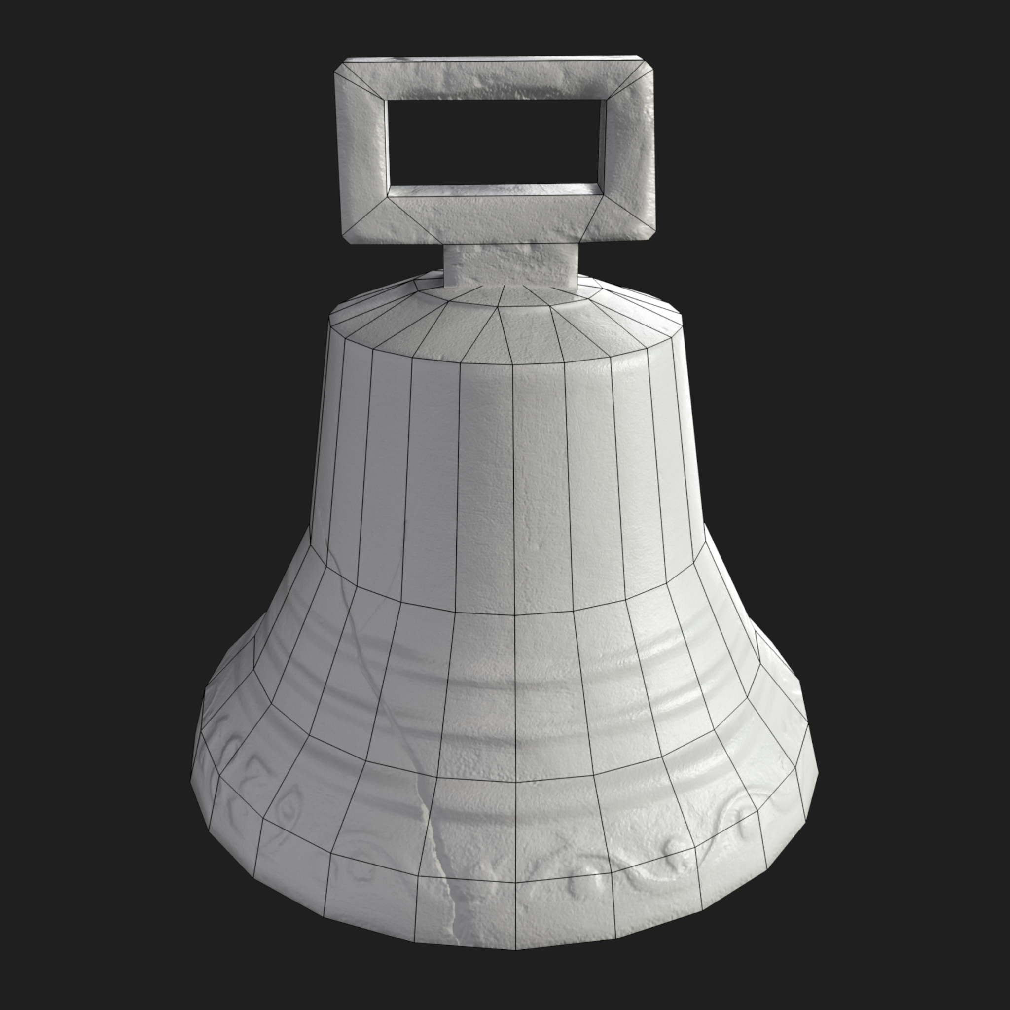 3D Props: Bell Cracked