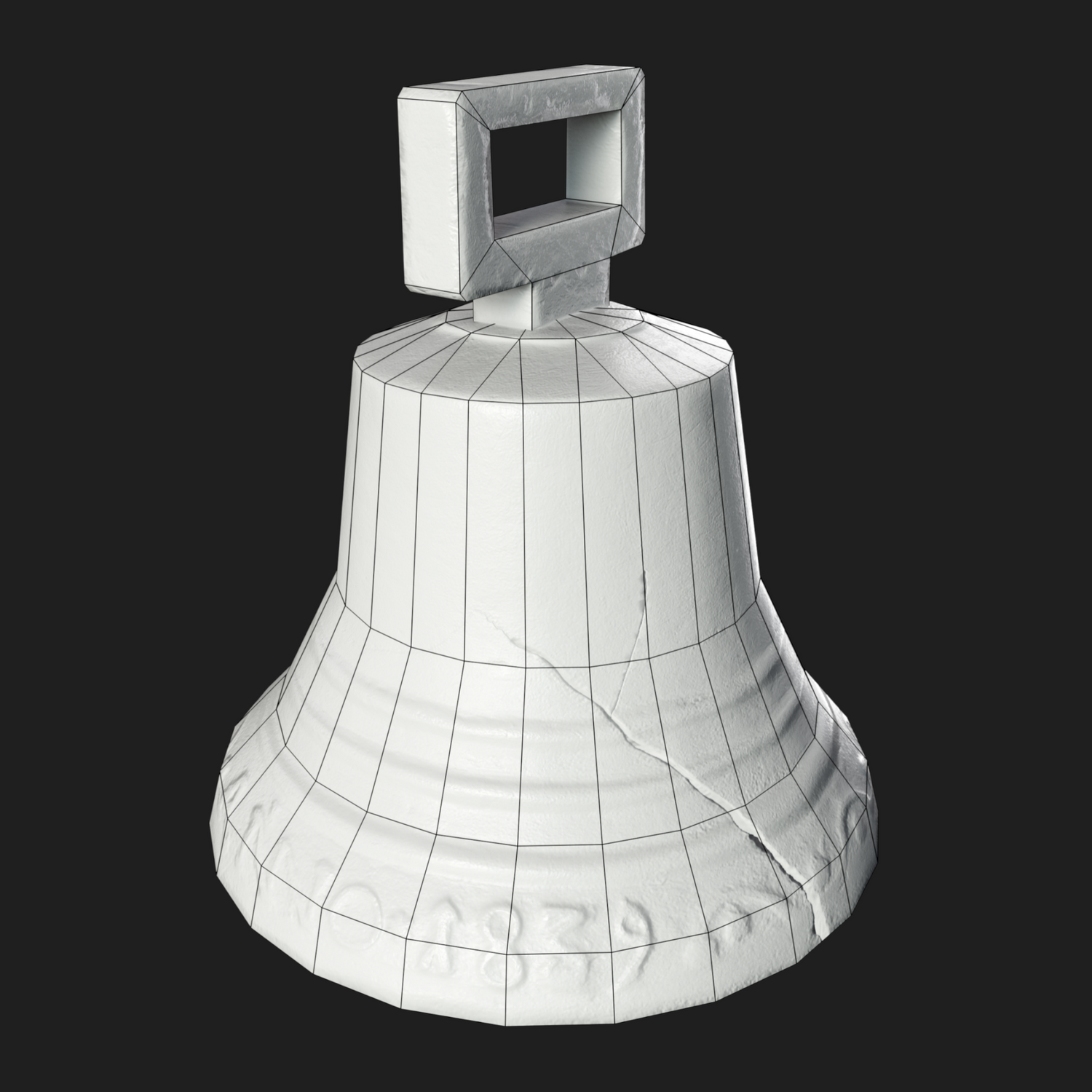 3D Props: Bell Cracked