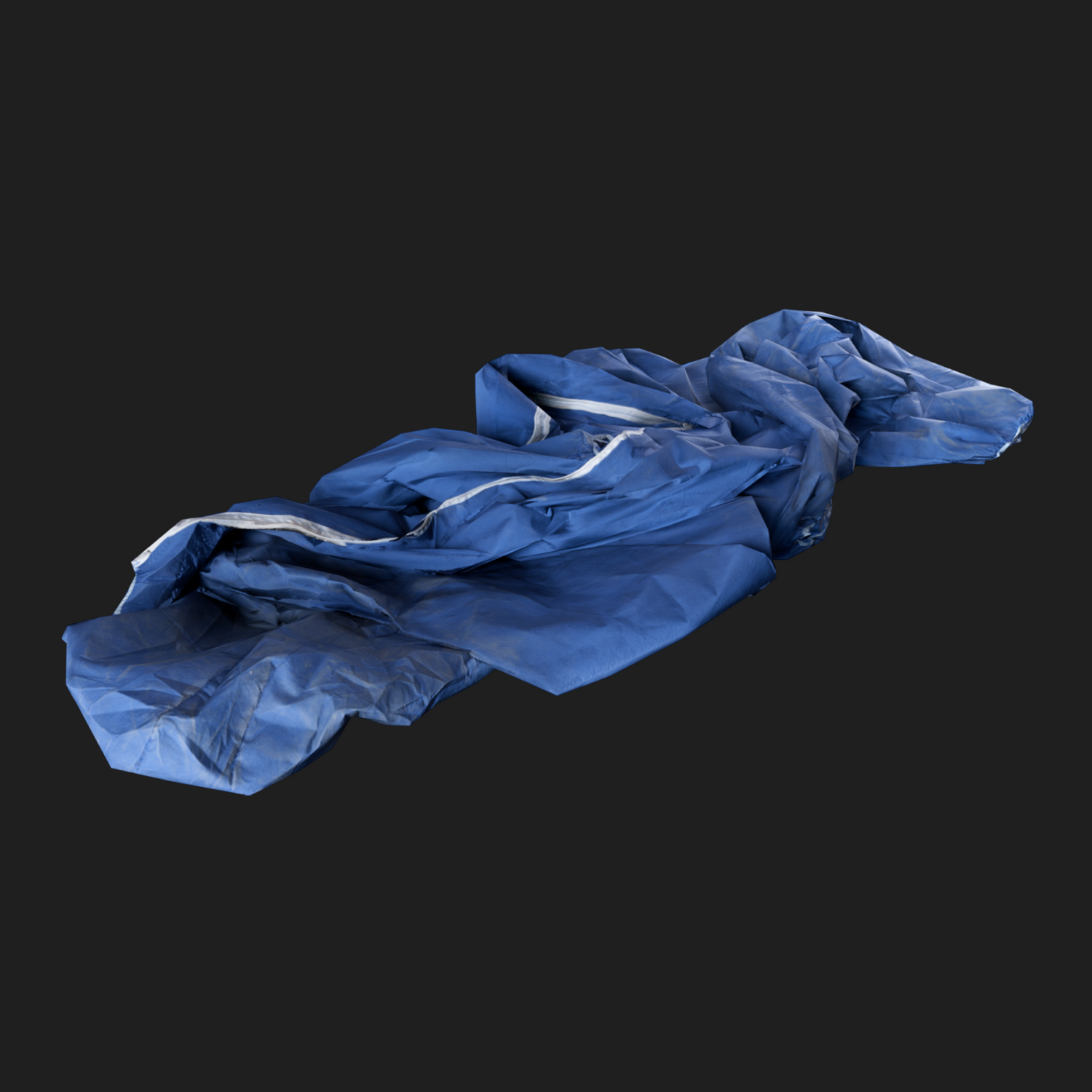 3D Props: Wrinkled Medical Protective Suite