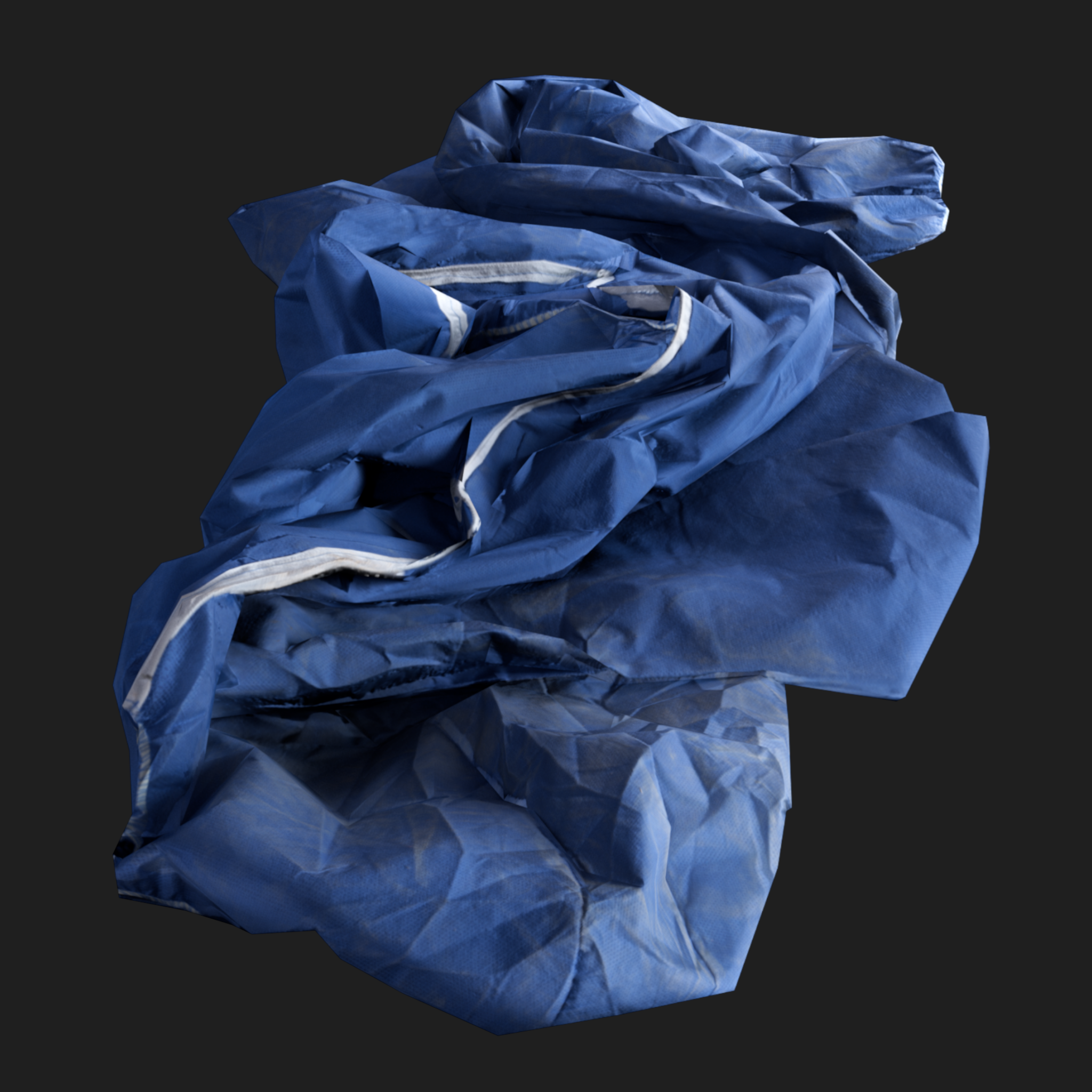 3D Props: Wrinkled Medical Protective Suite