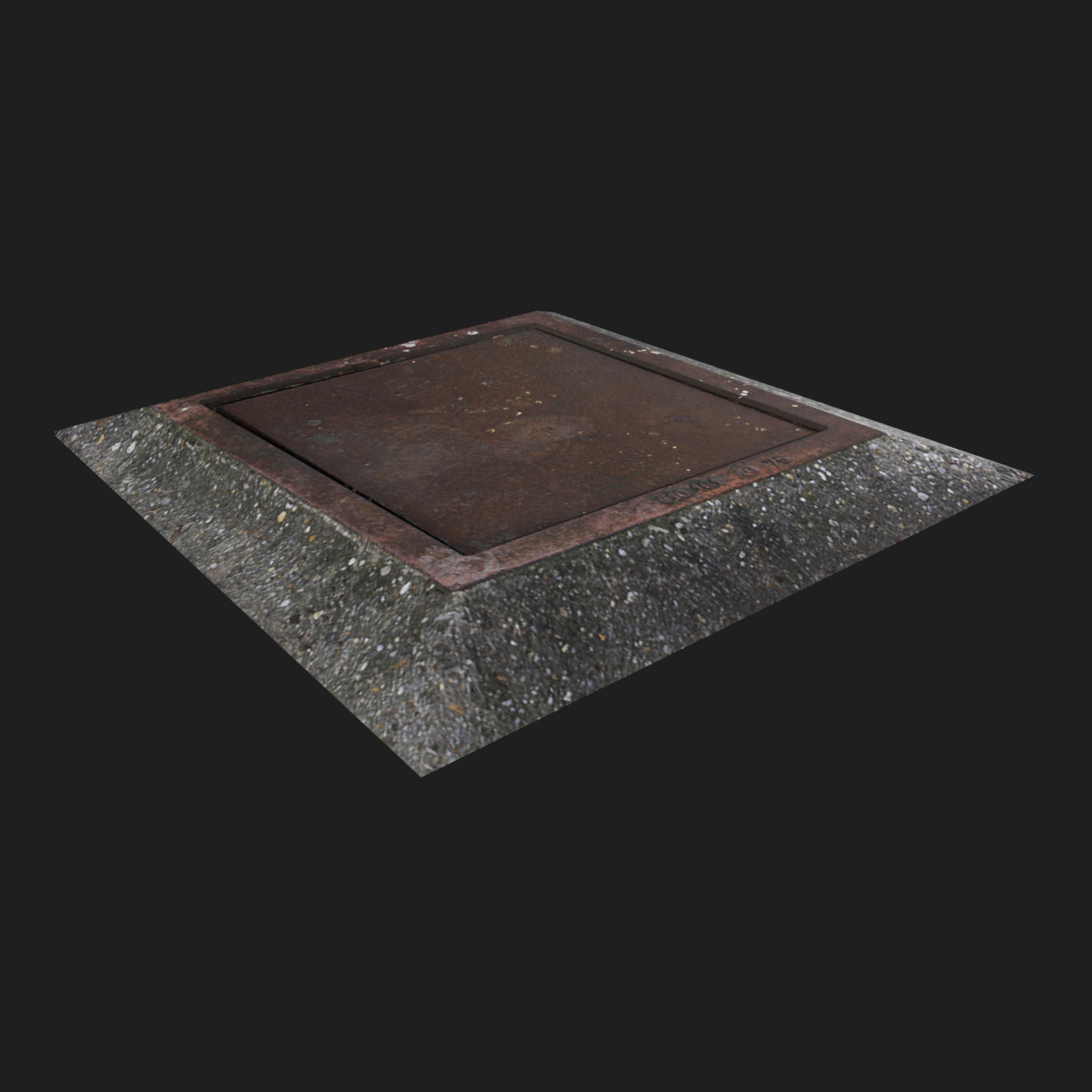 3D Props: Square Sewer Cover