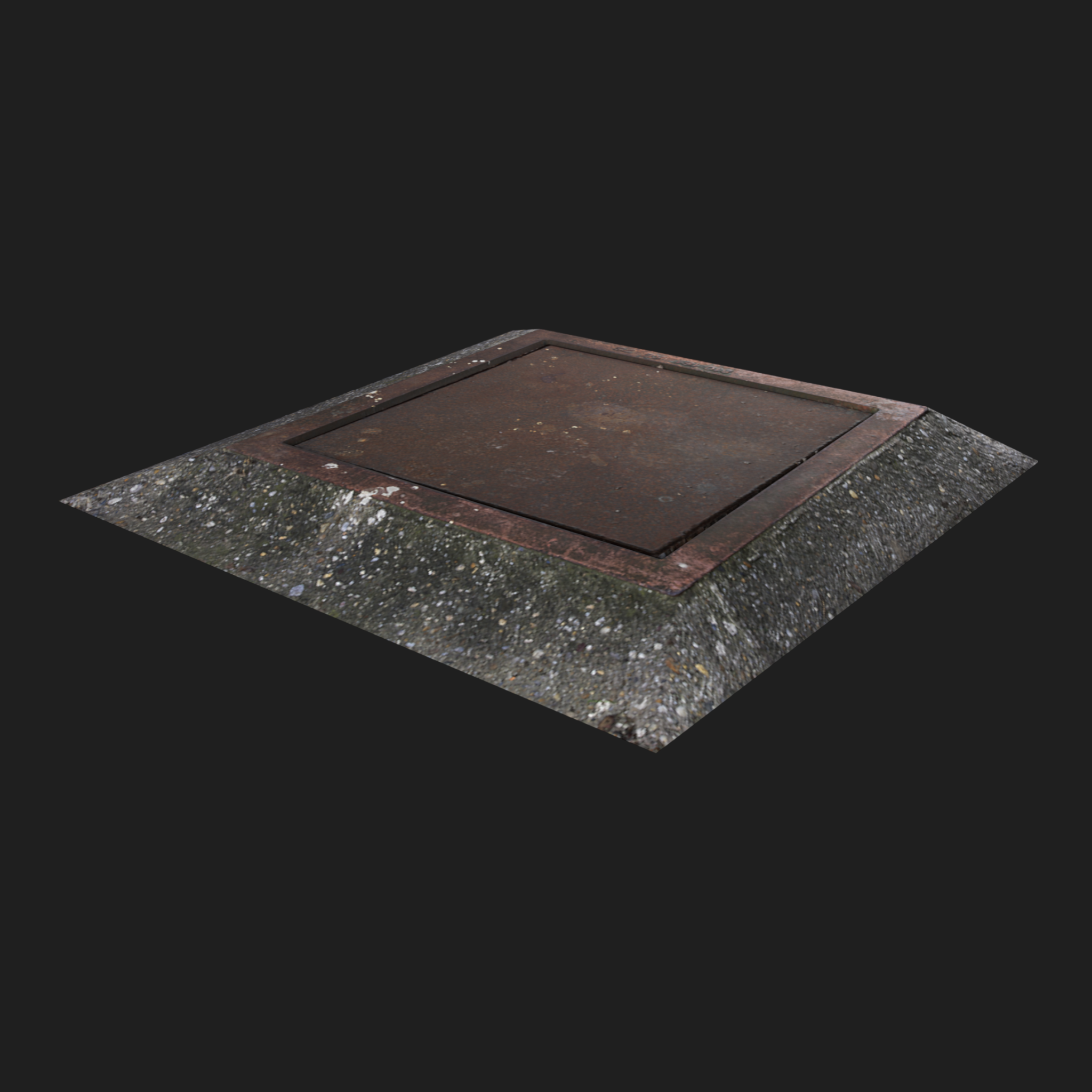 3D Props: Square Sewer Cover