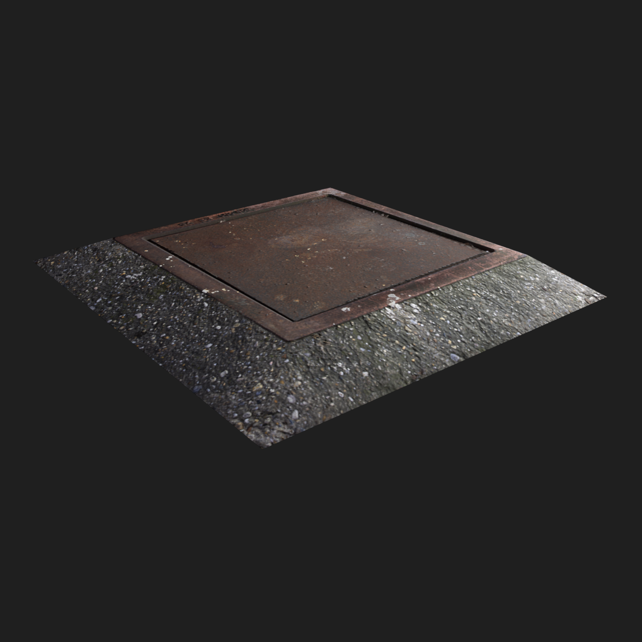 3D Props: Square Sewer Cover