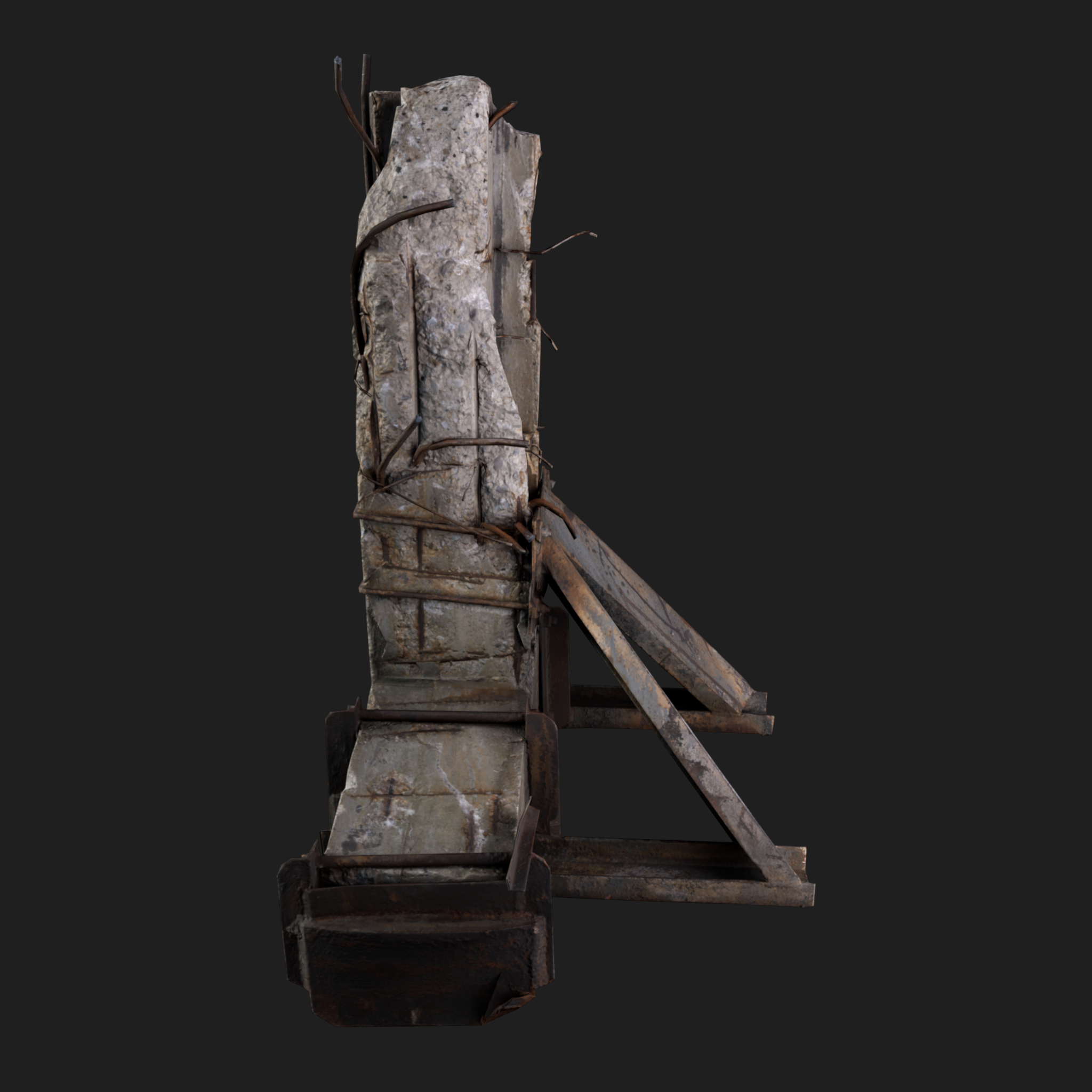 3D Props: Column Concrete Small