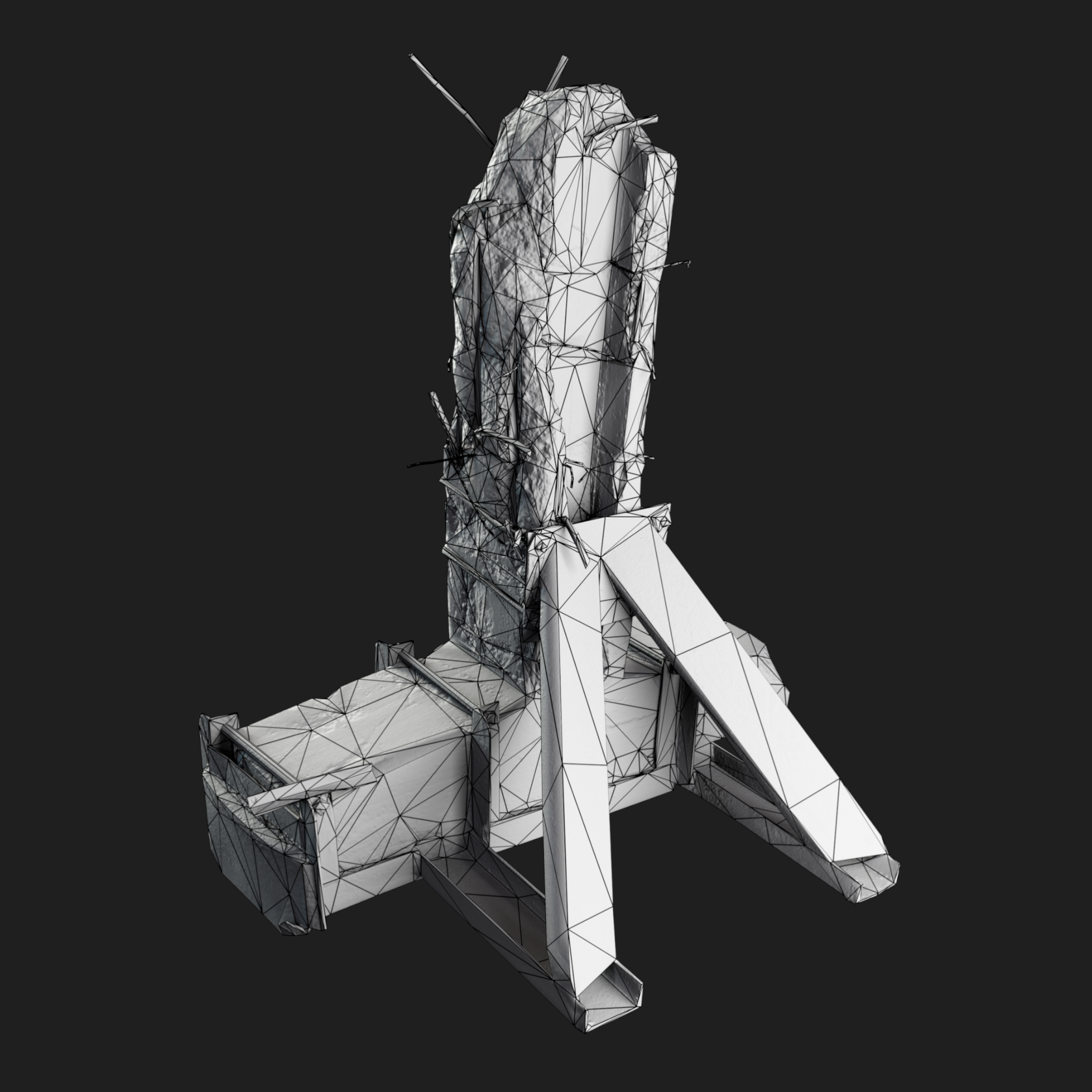 3D Props: Column Concrete Small