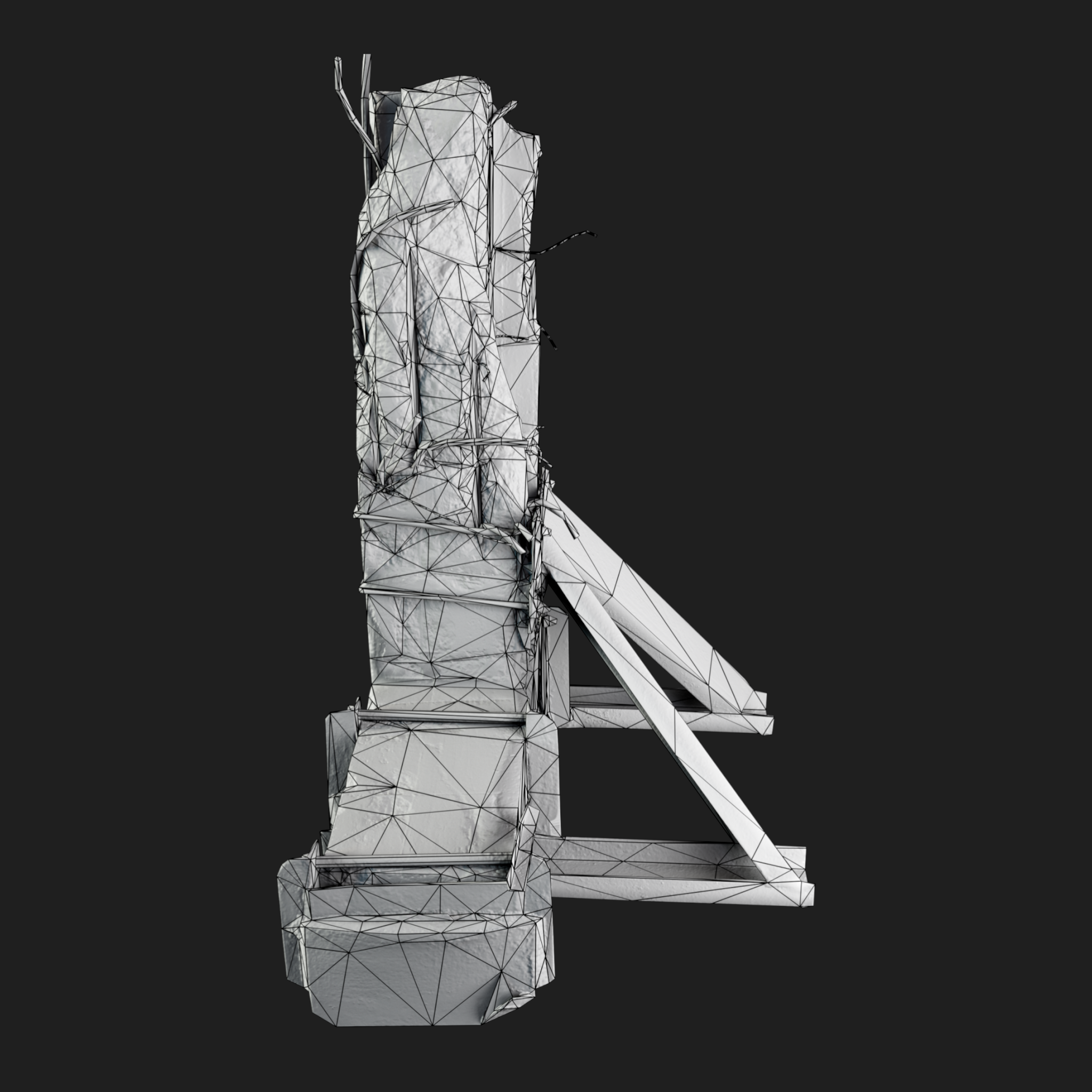 3D Props: Column Concrete Small