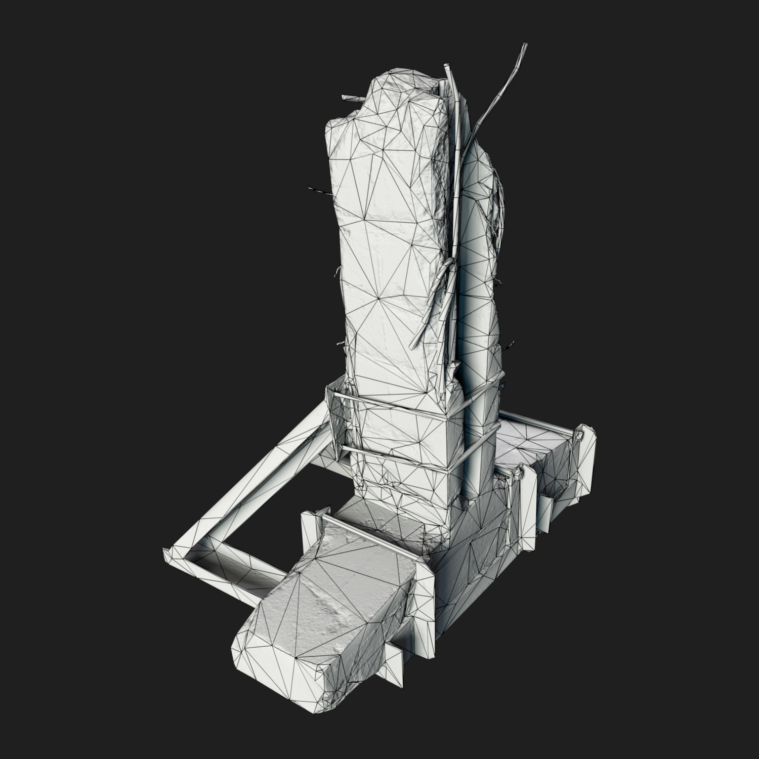 3D Props: Column Concrete Small