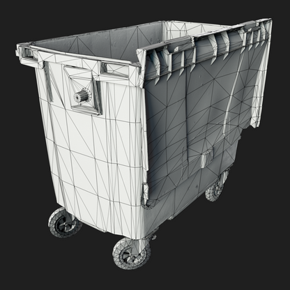 3D Props: Trash Bin