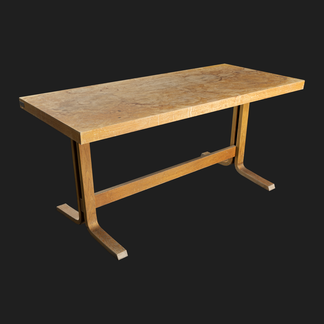 3D Model of Small Wooden Table