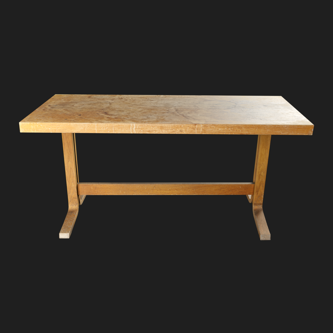 3D Small Wooden Table
