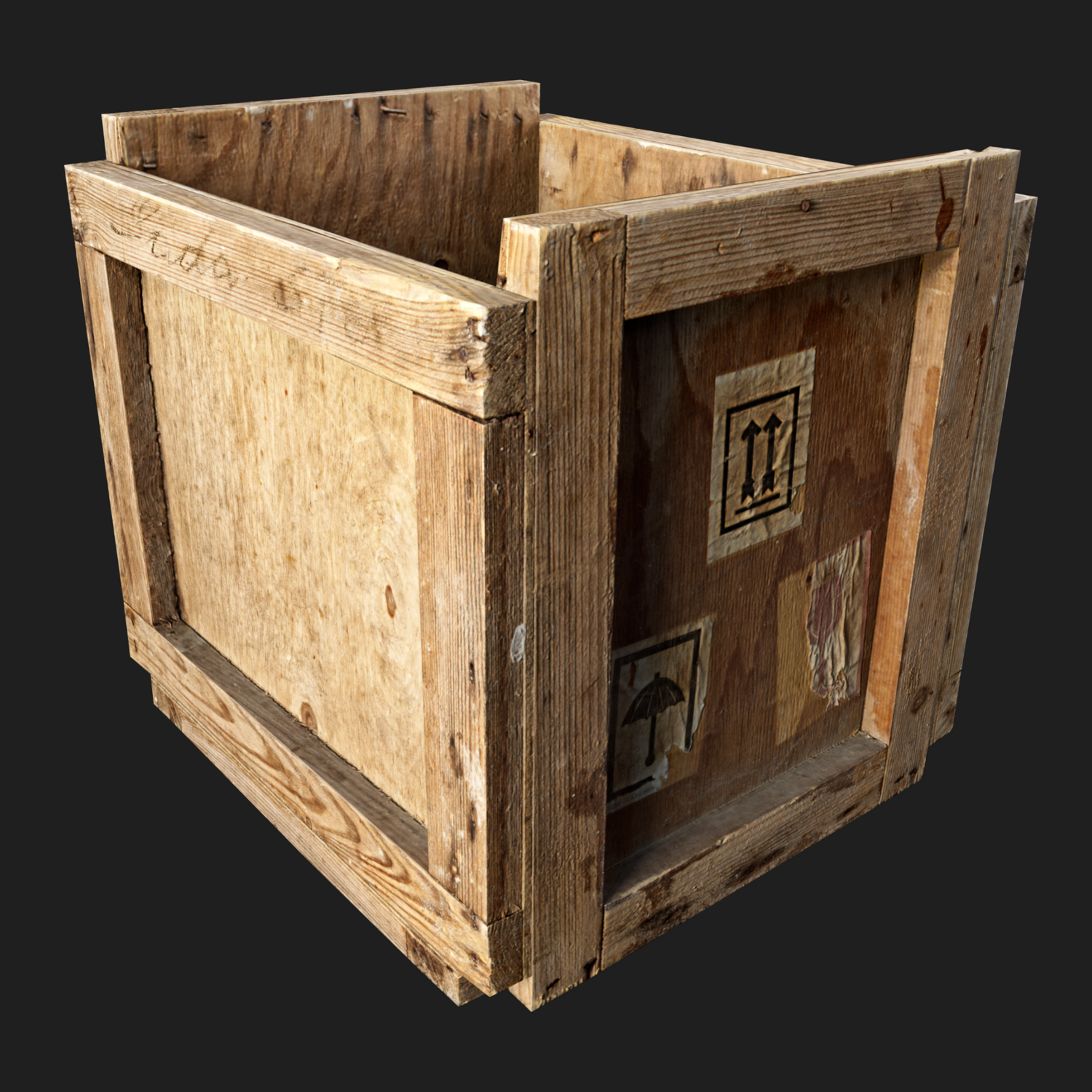 3D Props: Wooden Crate