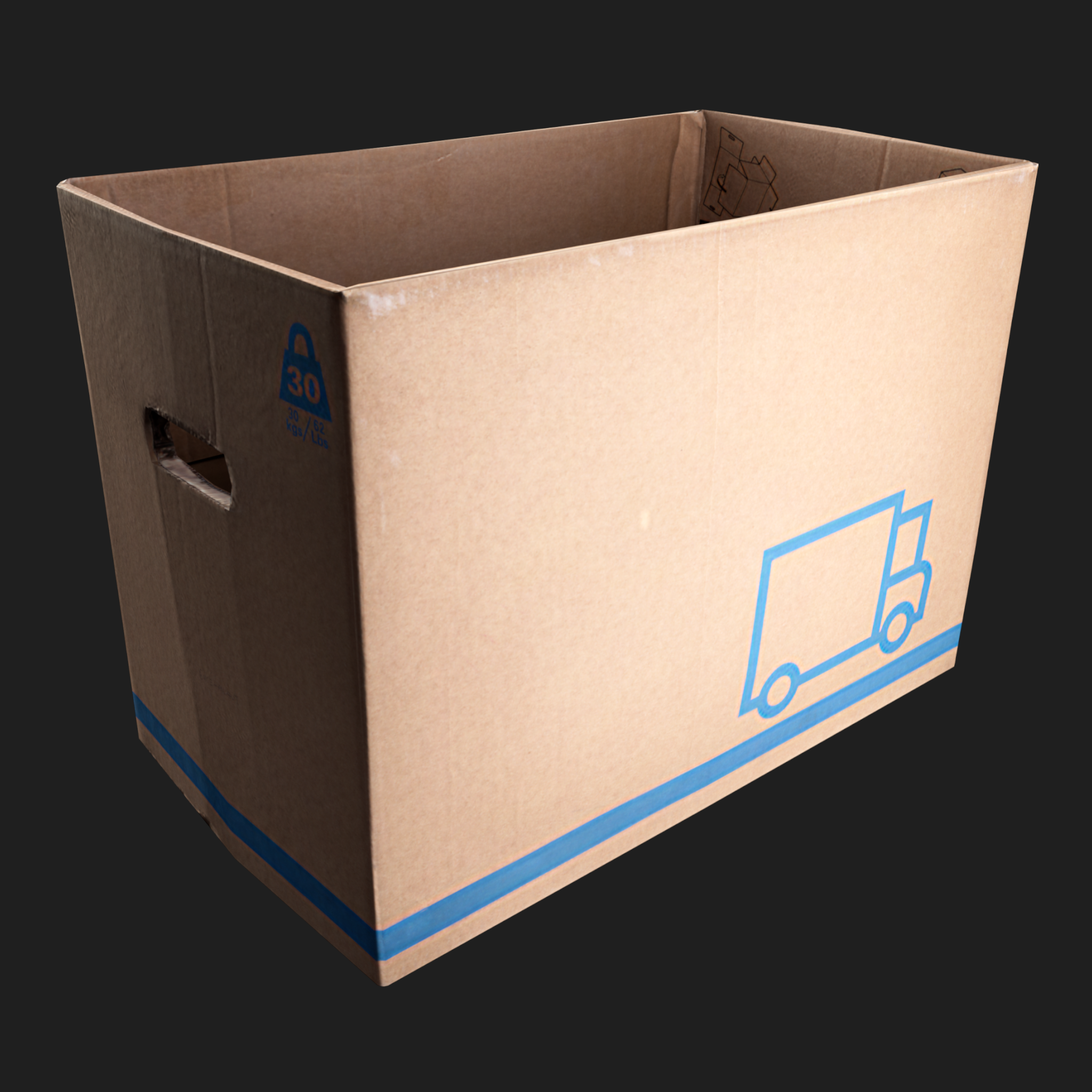 Invue Cardboard Box IKEA Cardboard Box 3D Model - Ready-to-use Game Asset | VR4D