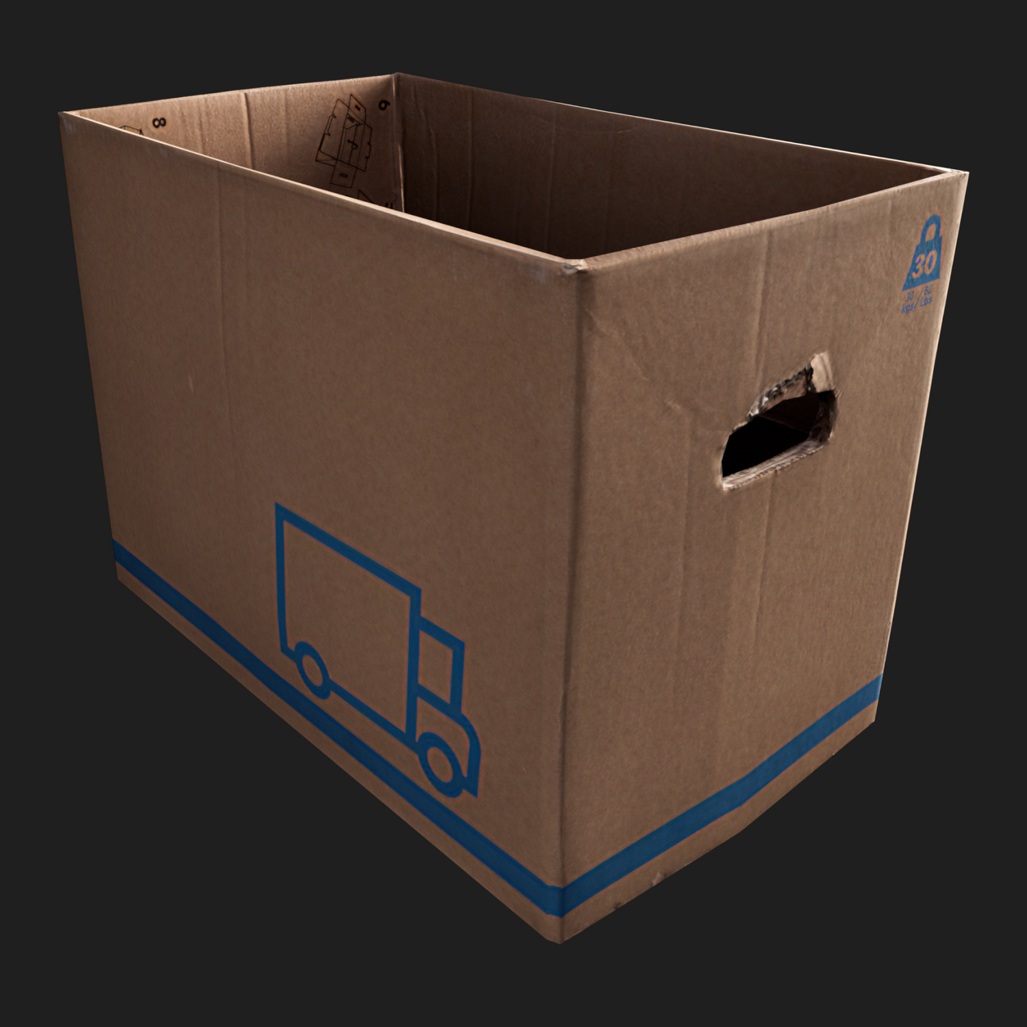 3D Props: Cardboard Box IKEA