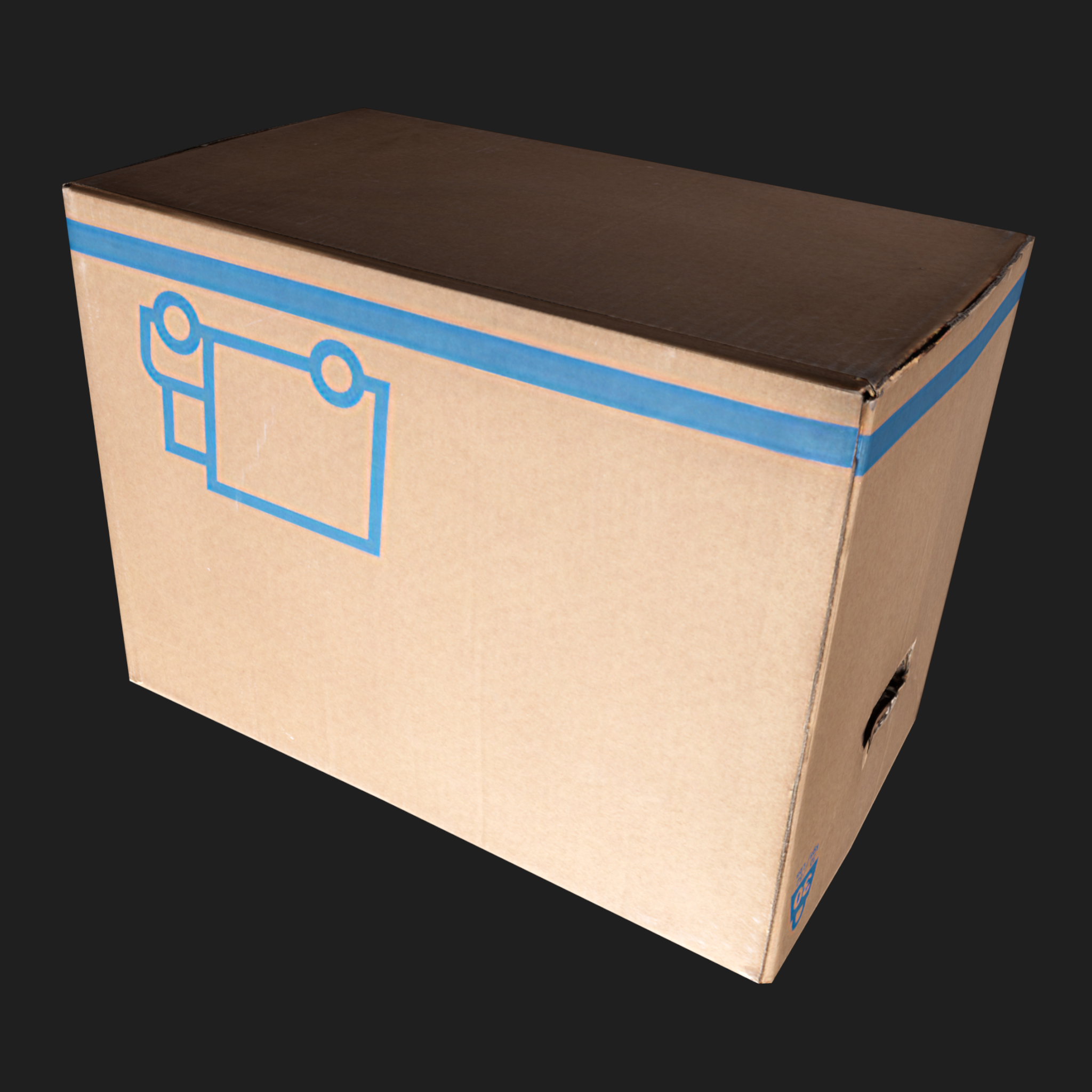 3D Props: Cardboard Box IKEA