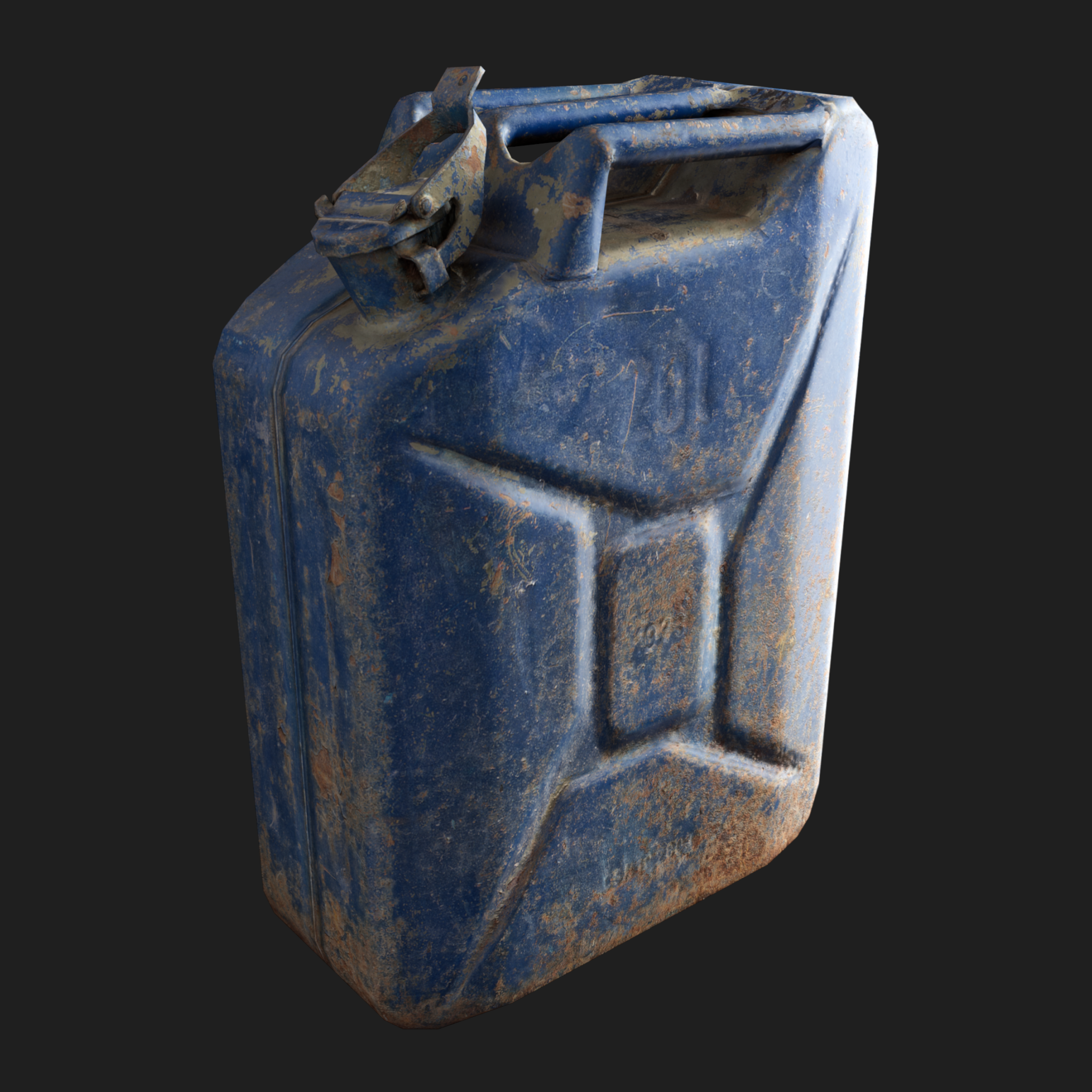 3D Props: Canister Fuel Blue