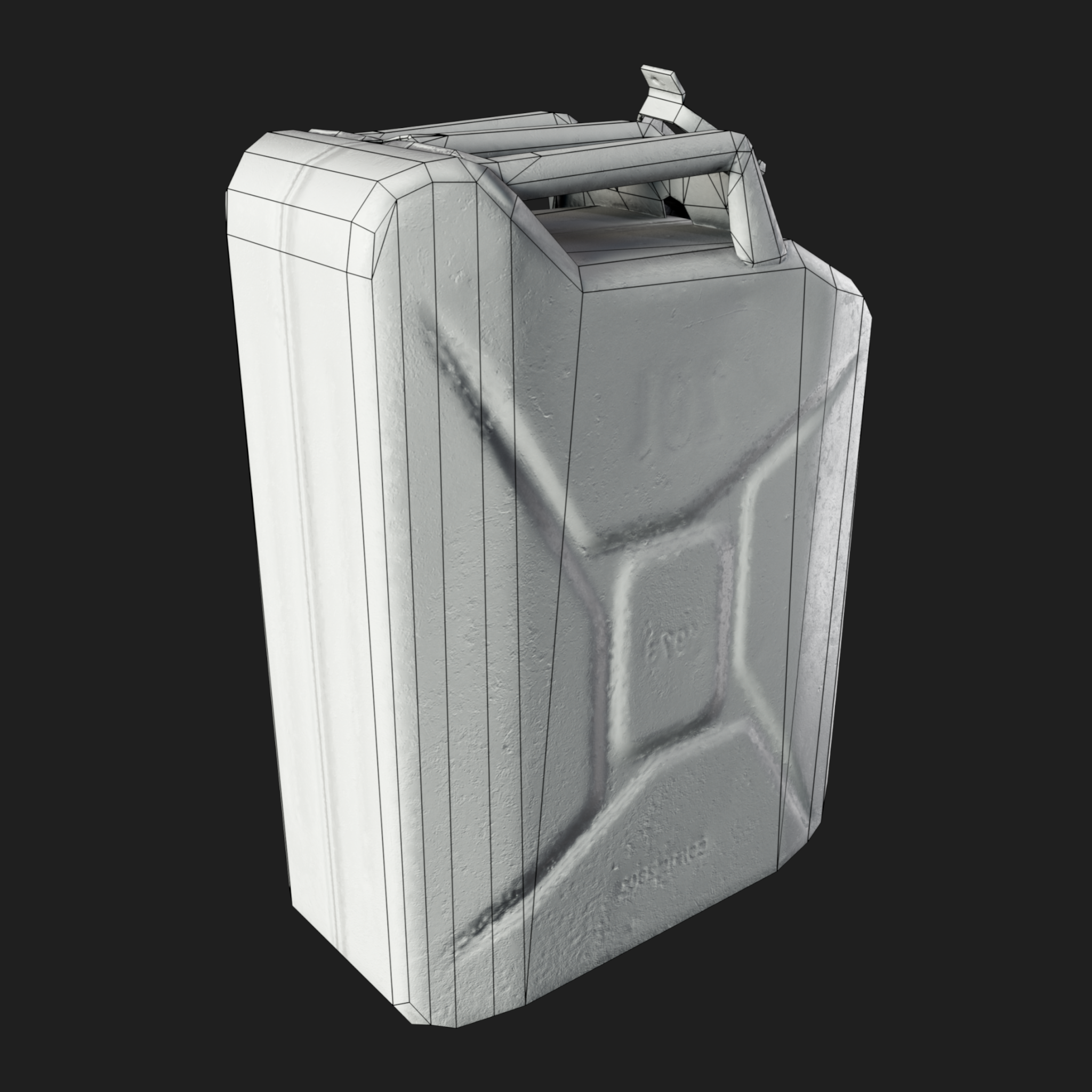 3D Props: Canister Fuel Blue