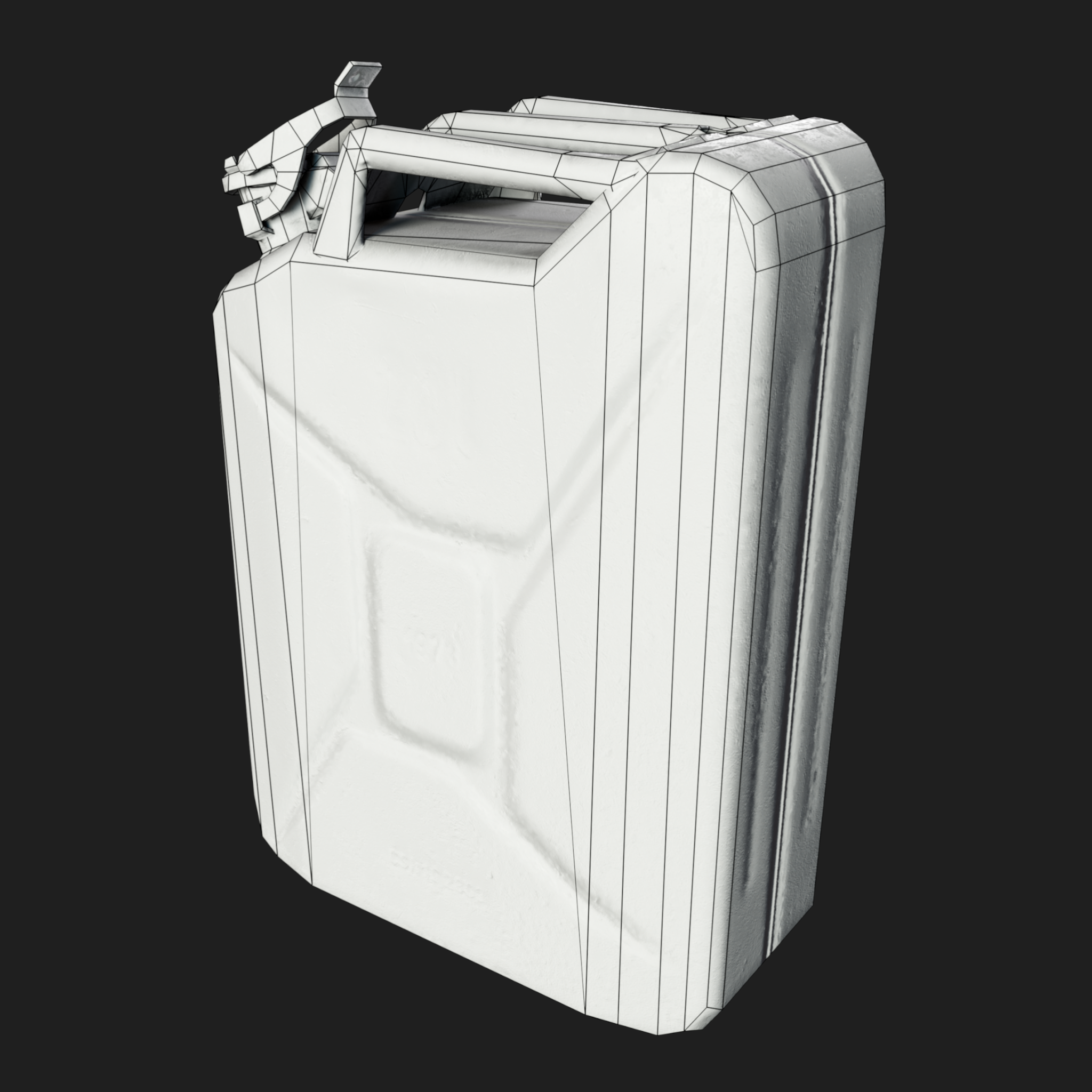 3D Props: Canister Fuel Blue