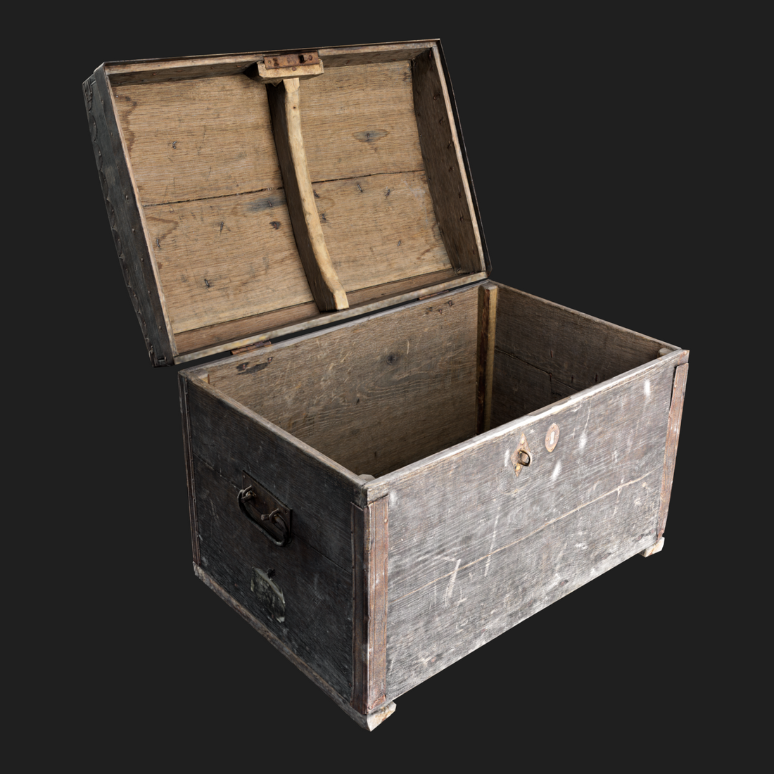High-quality 3D model of Chest Wooden