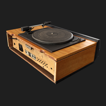 3D Props: Gramophone Radio