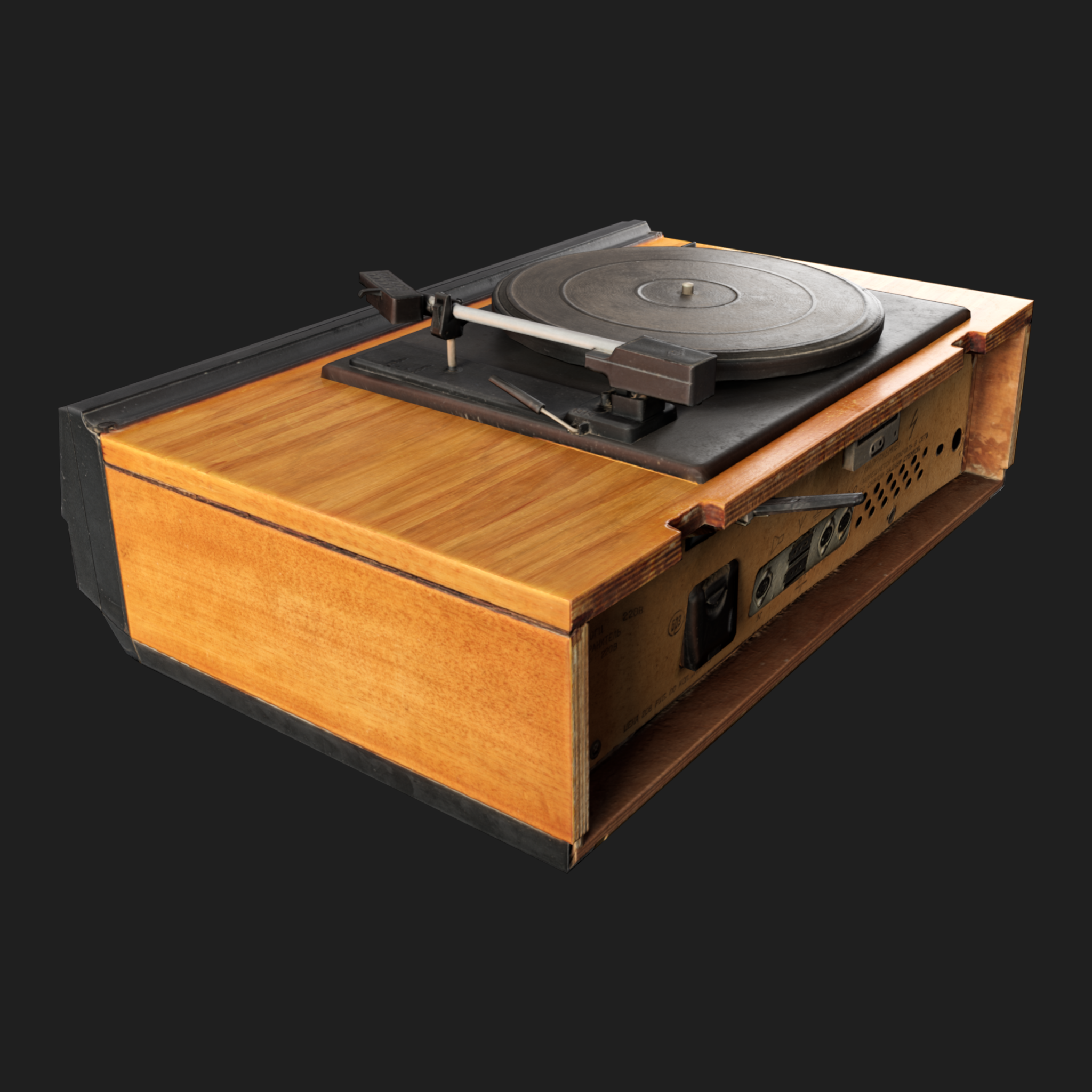 3D Props: Gramophone Radio