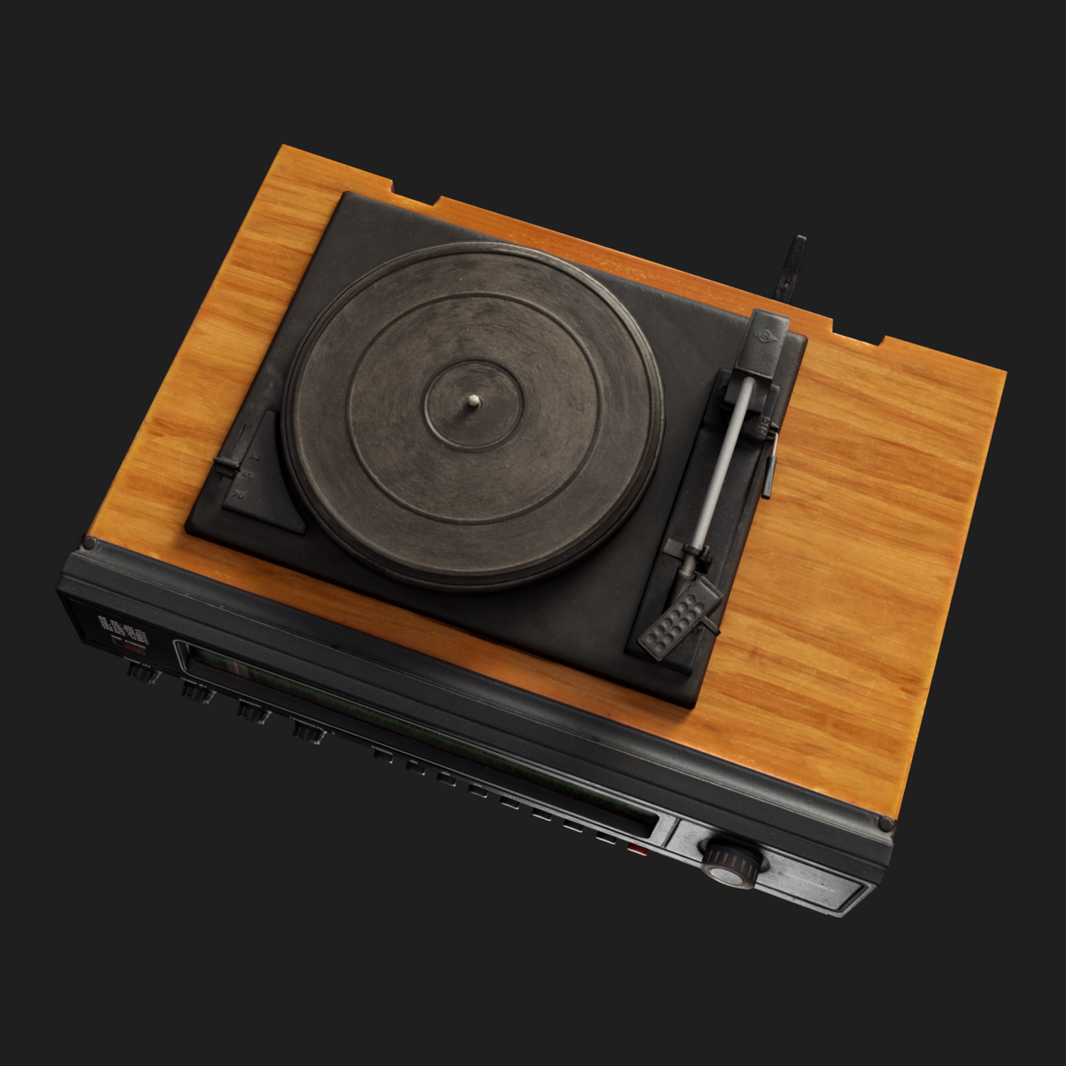 3D Props: Gramophone Radio