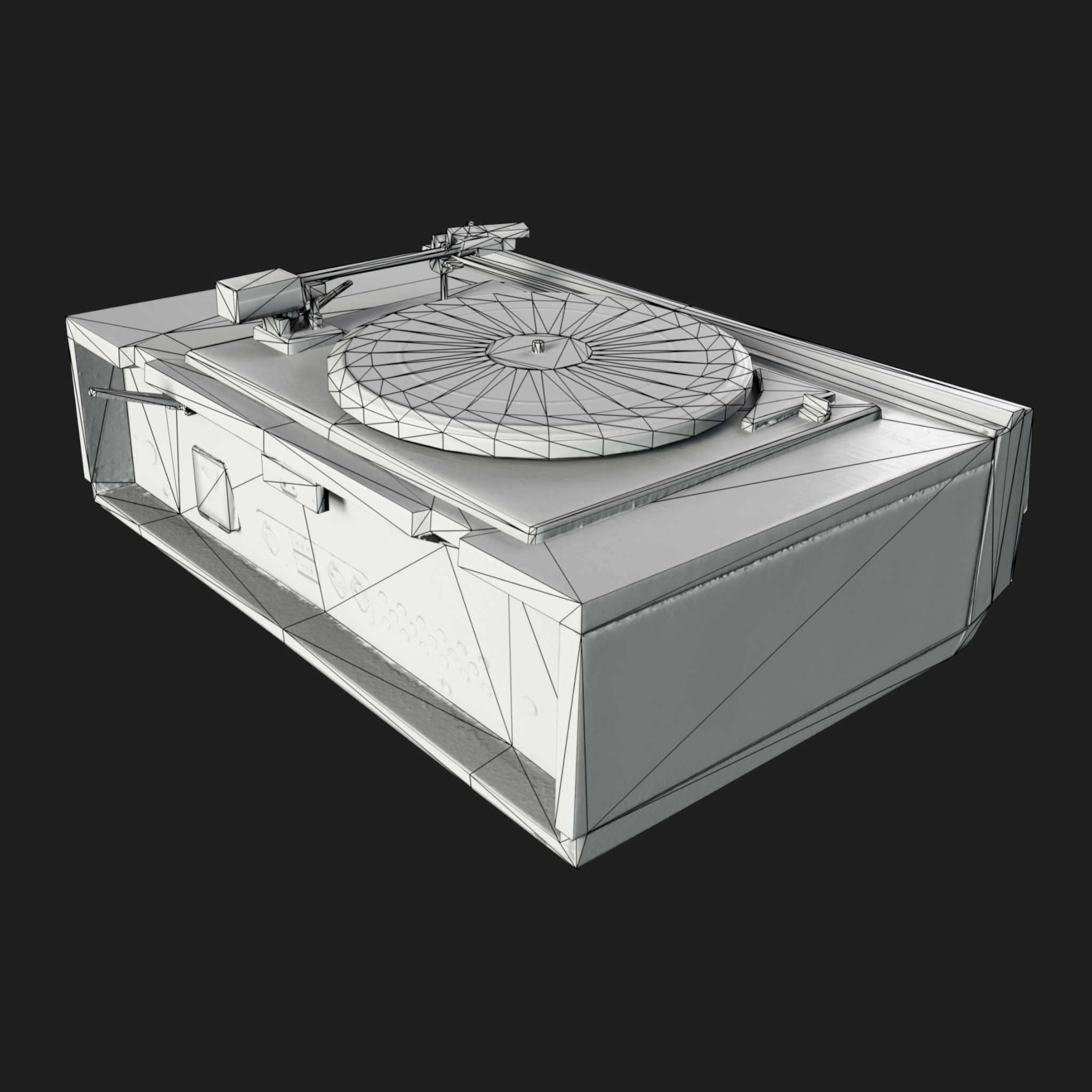 3D Props: Gramophone Radio