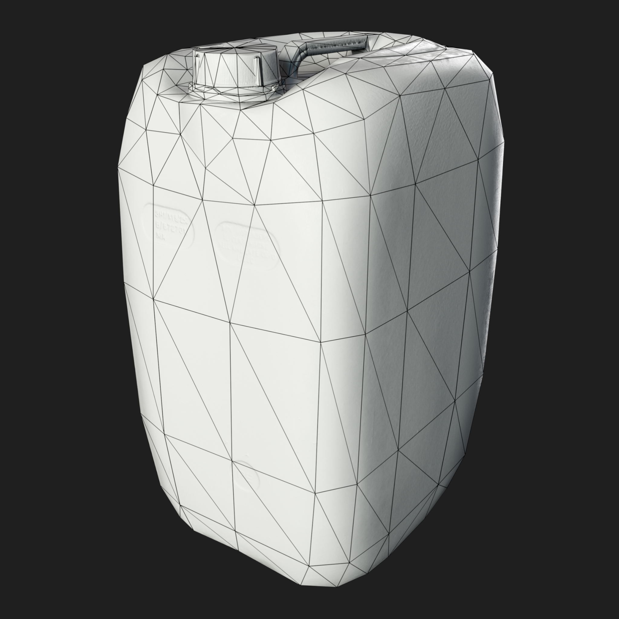 3D Props: Gallon Plastic White