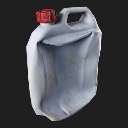 3D Props: Gallon Bottle Rumpled