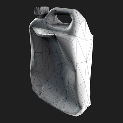 3D Props: Gallon Bottle Rumpled