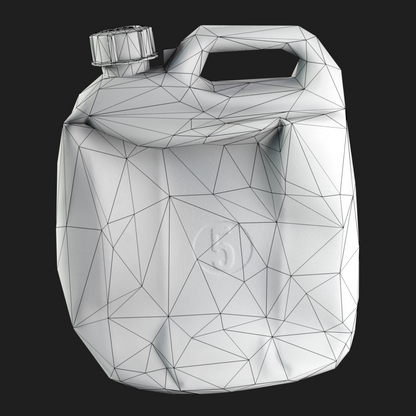 3D Props: Gallon Bottle Rumpled